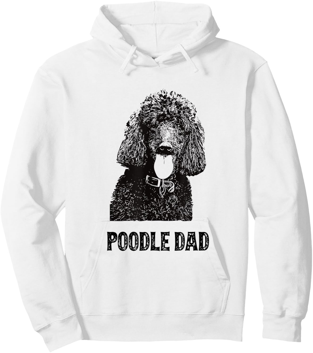 Poodle Dad - Standard Poodle Dad Hoodie - Hoodie | White