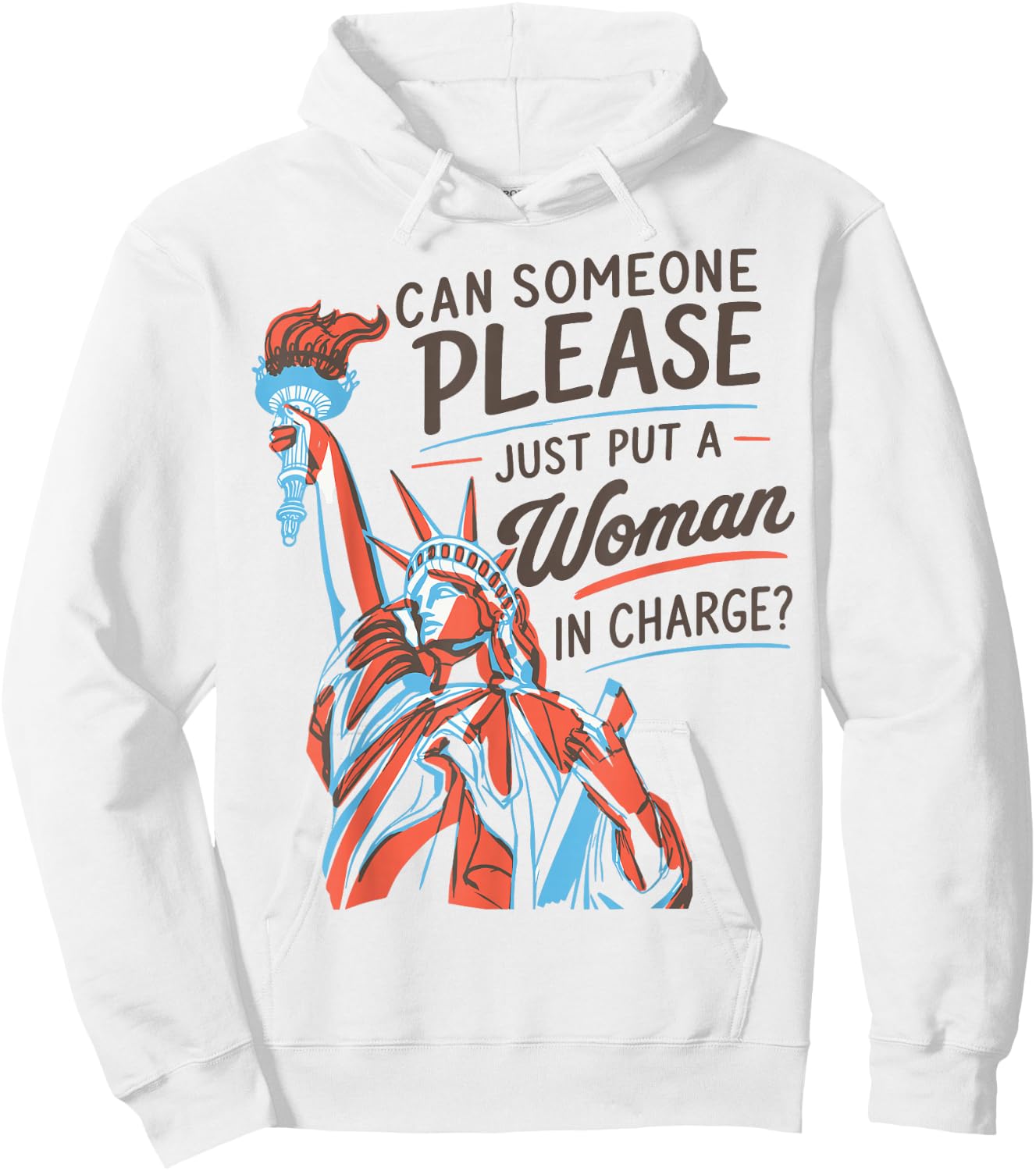 Feminist 250th Anniversary Liberal Patriotic 4th of July Hoodie - Hoodie | White
