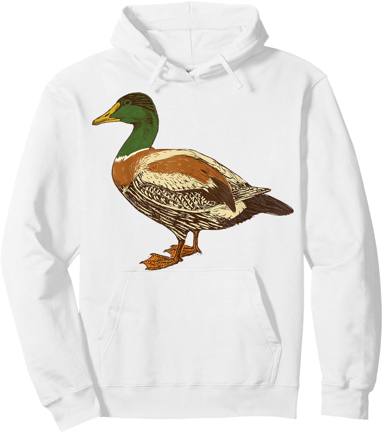 Mallard Duck Shirt | Cute I Love Waterfowls Gift Hoodie - Hoodie | White
