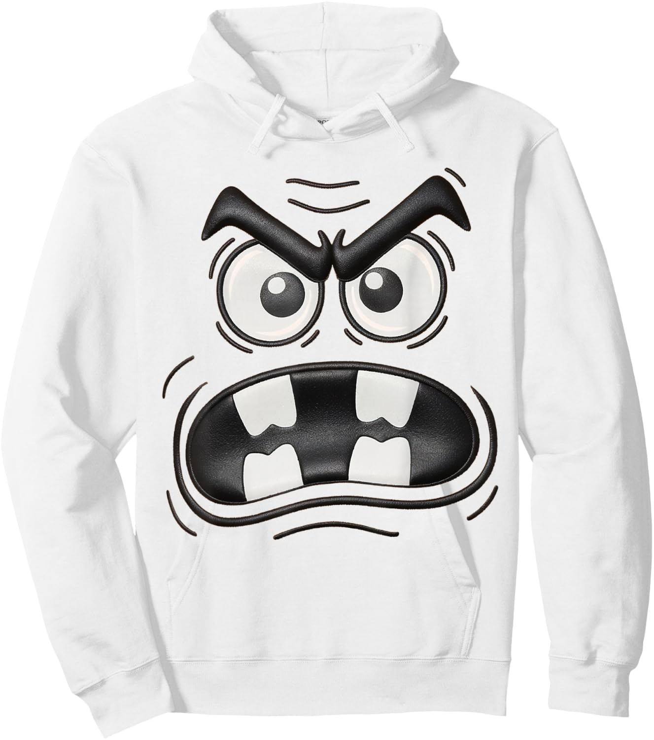 Creepy Carrots Face Halloween Funny Costume Kids Boys Women Hoodie - Hoodie | White