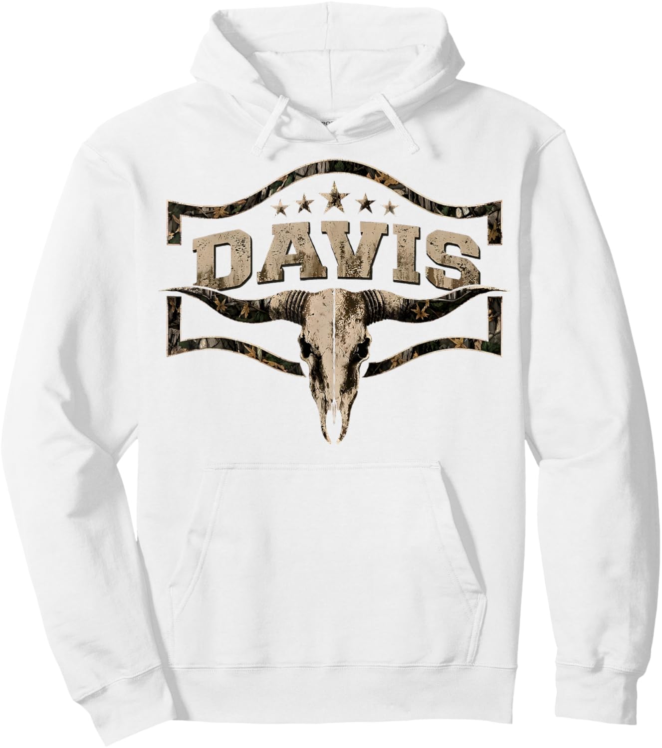 Retro Davis Vintage Classic Gift Women Kids Hoodie - Hoodie | White