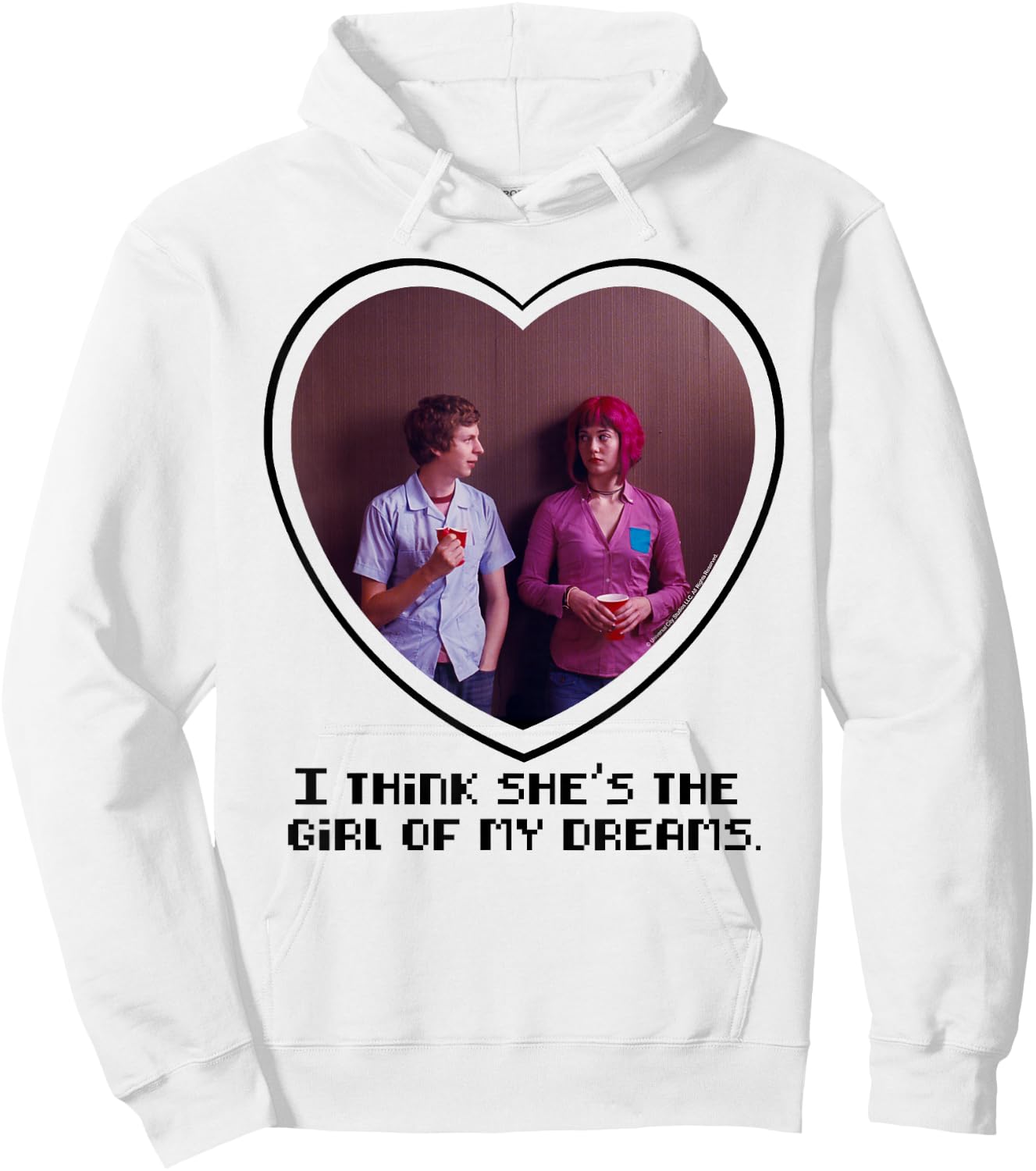 Scott Pilgrim Vs. The World Ramona Flowers Dream Girl Hoodie - Hoodie | White