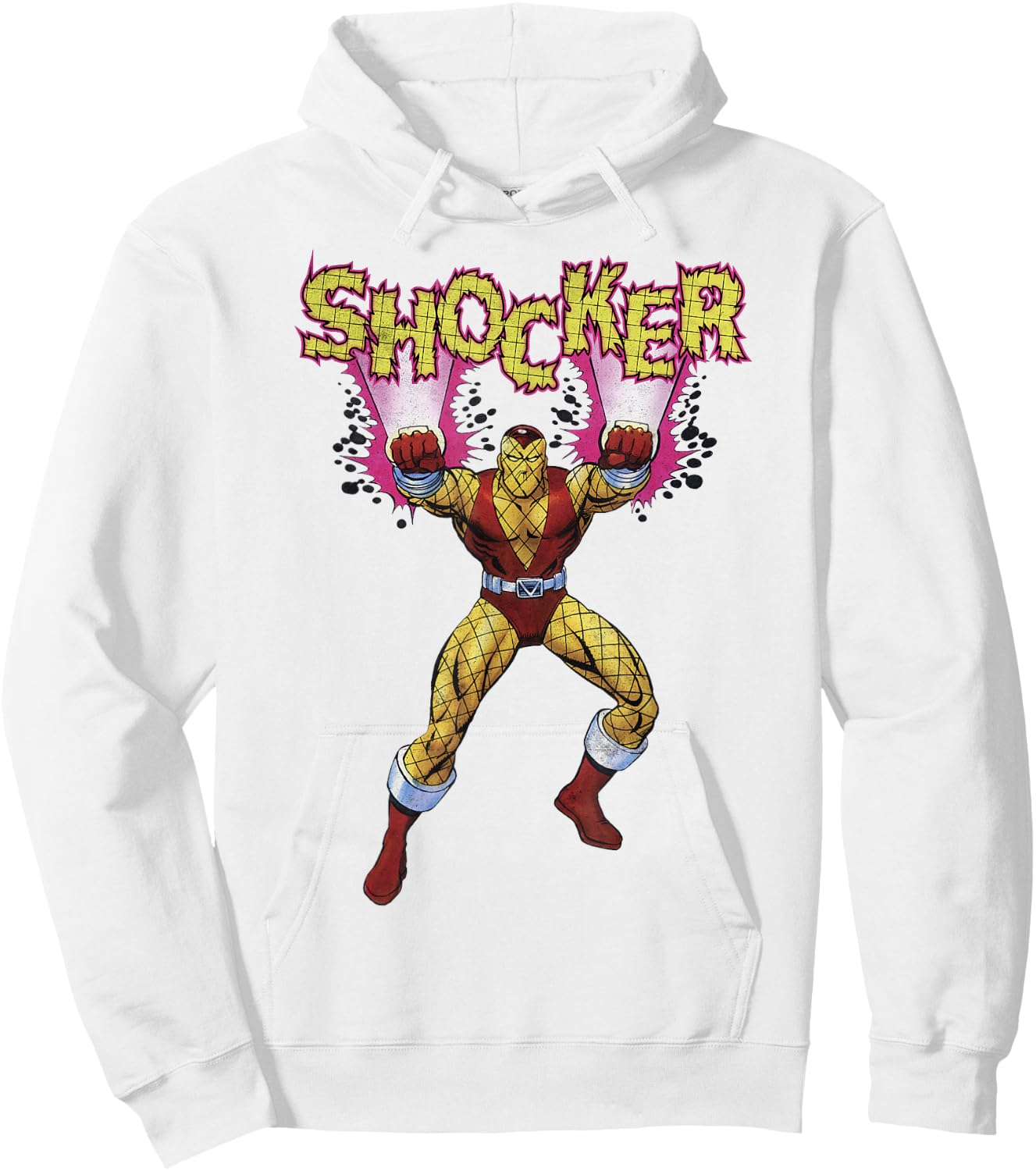 Marvel Shocker Classic Retro 90's Spider-Man Villain Hoodie - Hoodie | White