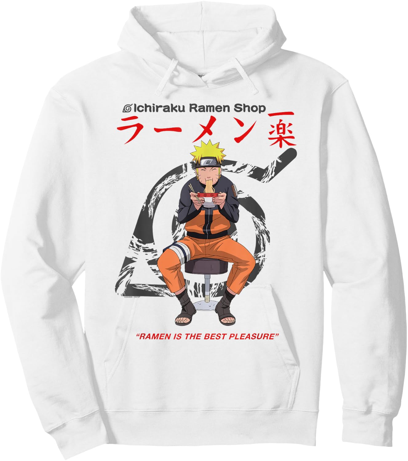 Naruto Shippuden Ichiraku Ramen Shop Naruto Anime Hoodie - Hoodie | White