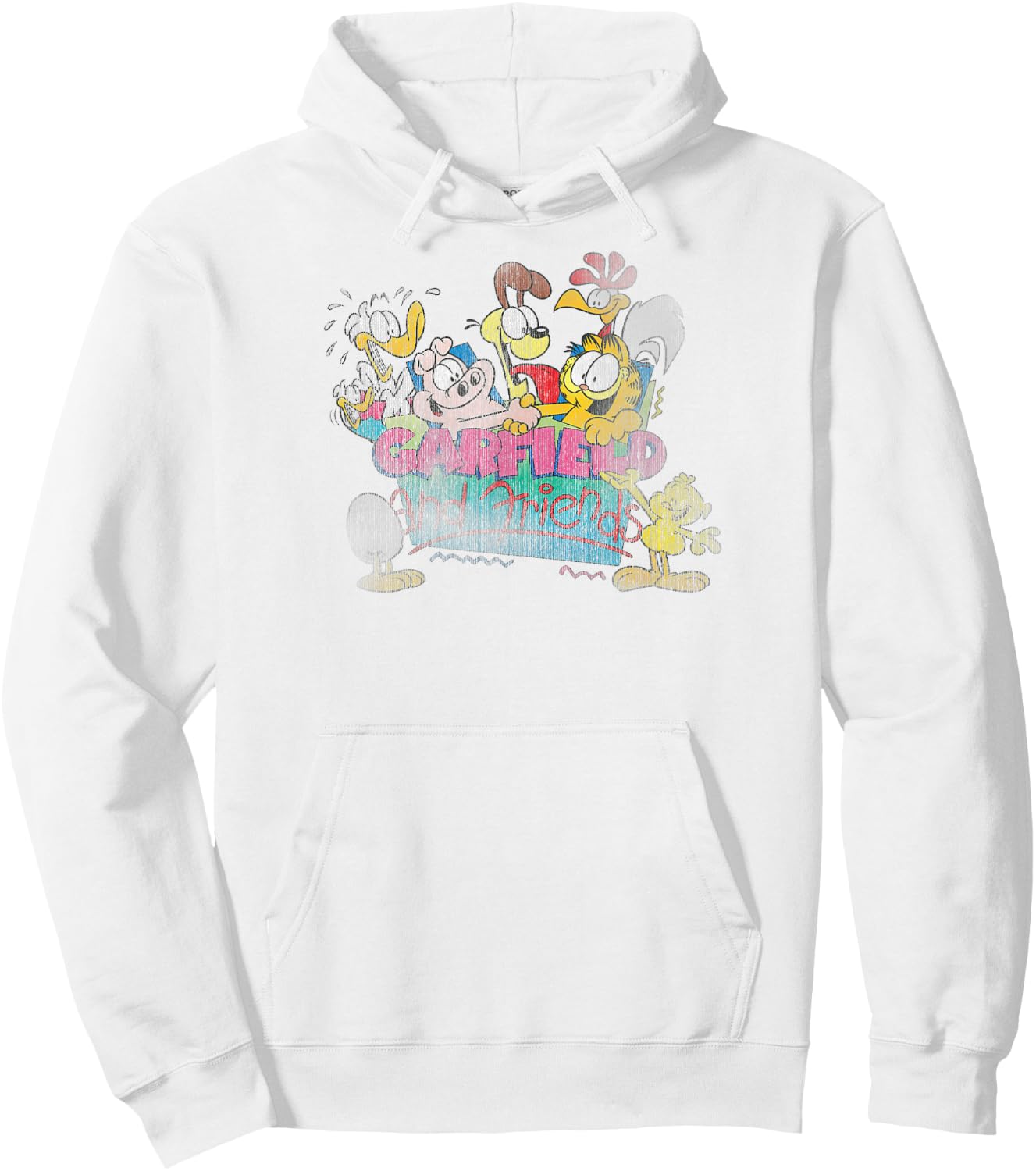Garfield Garfield and Friends Hoodie - Hoodie | White