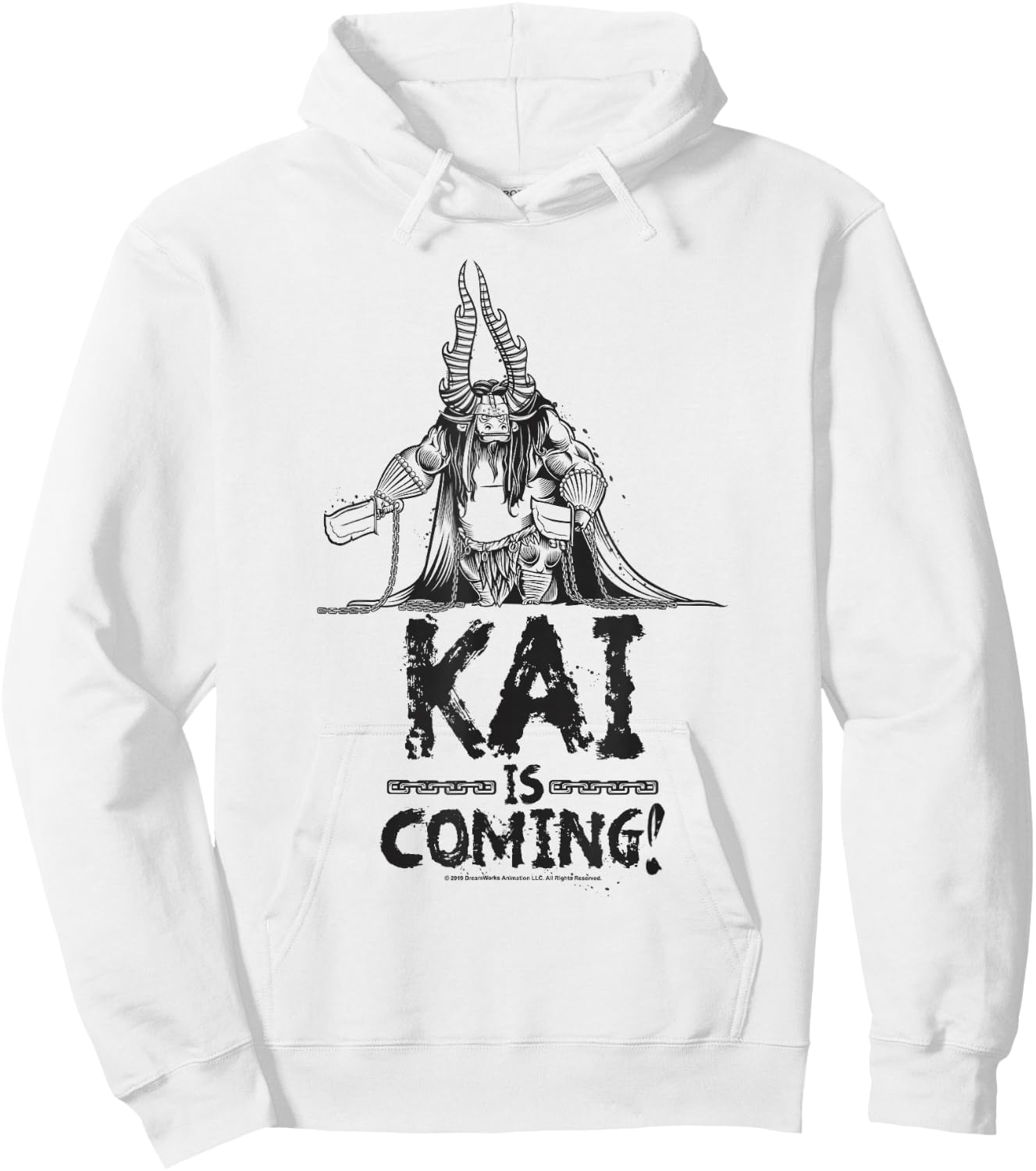 Kung Fu Panda Kai Is Coming Sketch Portrait Hoodie - Hoodie | White
