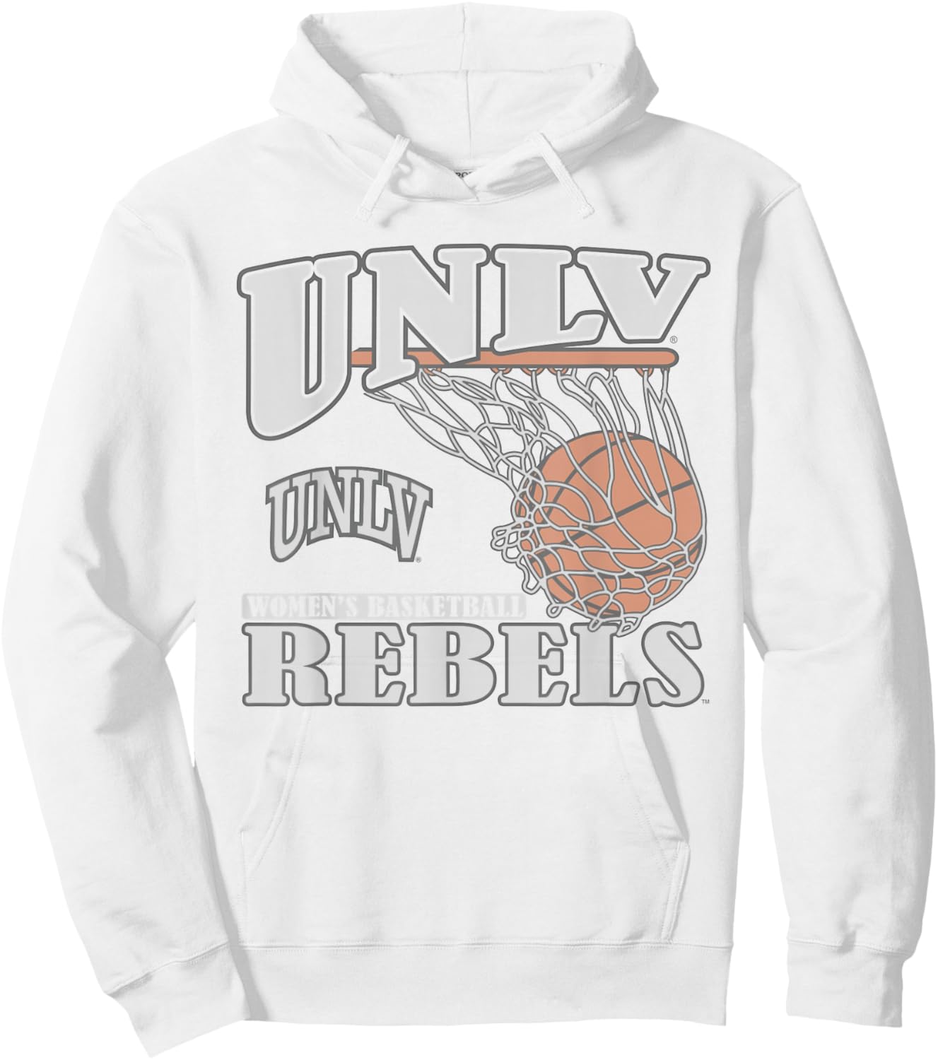 UNLV Rebels Women's Basketball Vintage Lift Hoodie - Hoodie | White