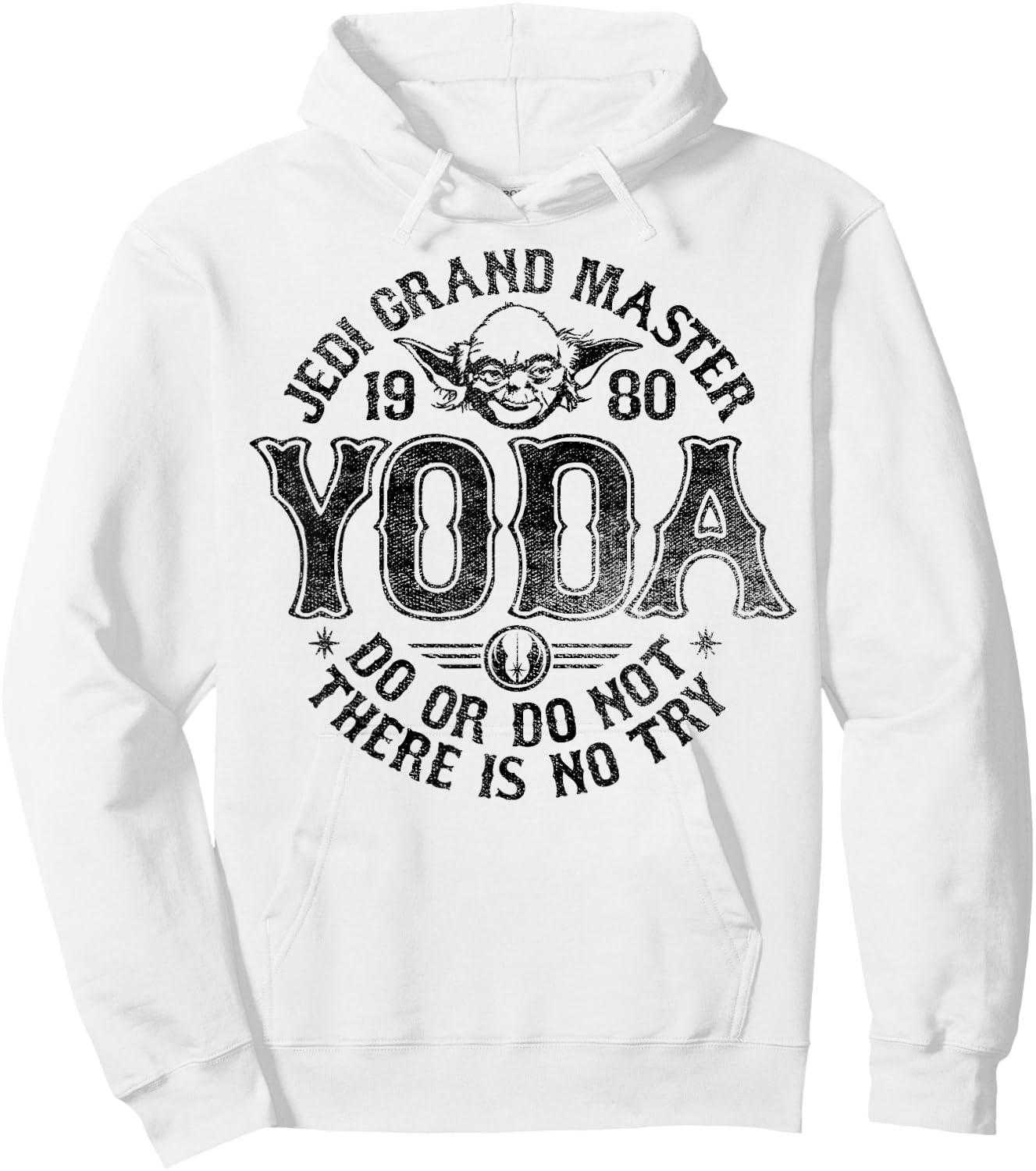 Star Wars Yoda Master 1980 Do Or Do Not Hoodie - Hoodie | White