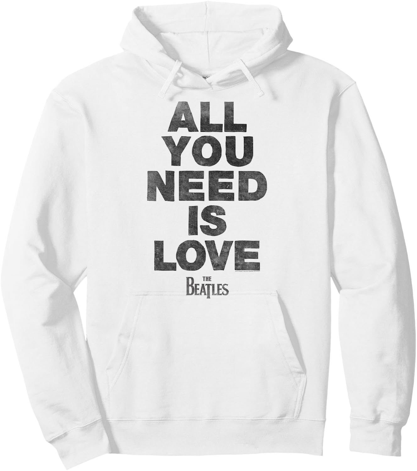 The Beatles - All You Need Hoodie - Hoodie | White