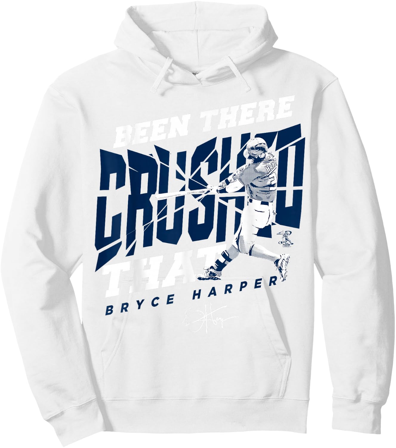 Bryce Harper Crushed That - Apparel Hoodie - Hoodie | White