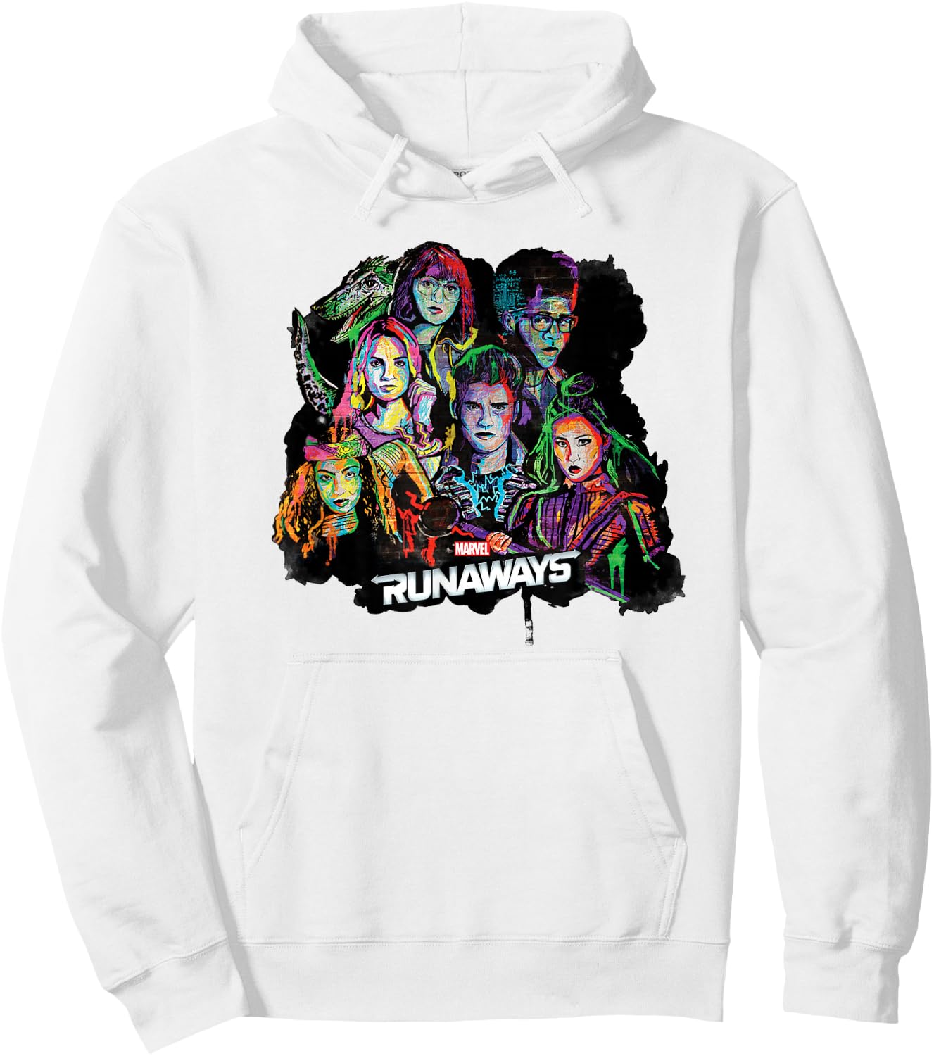 Marvel Runaways Group Shot Hoodie - Hoodie | White