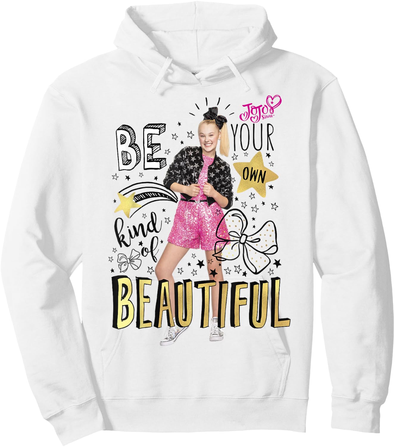JoJo Siwa Be Your Own Kind of Beautiful Graphic Hoodie - Hoodie | White