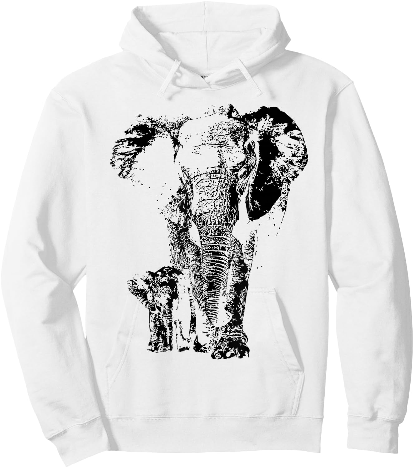 Elephant Animal Friend Save The Elephants Hoodie - Hoodie | White