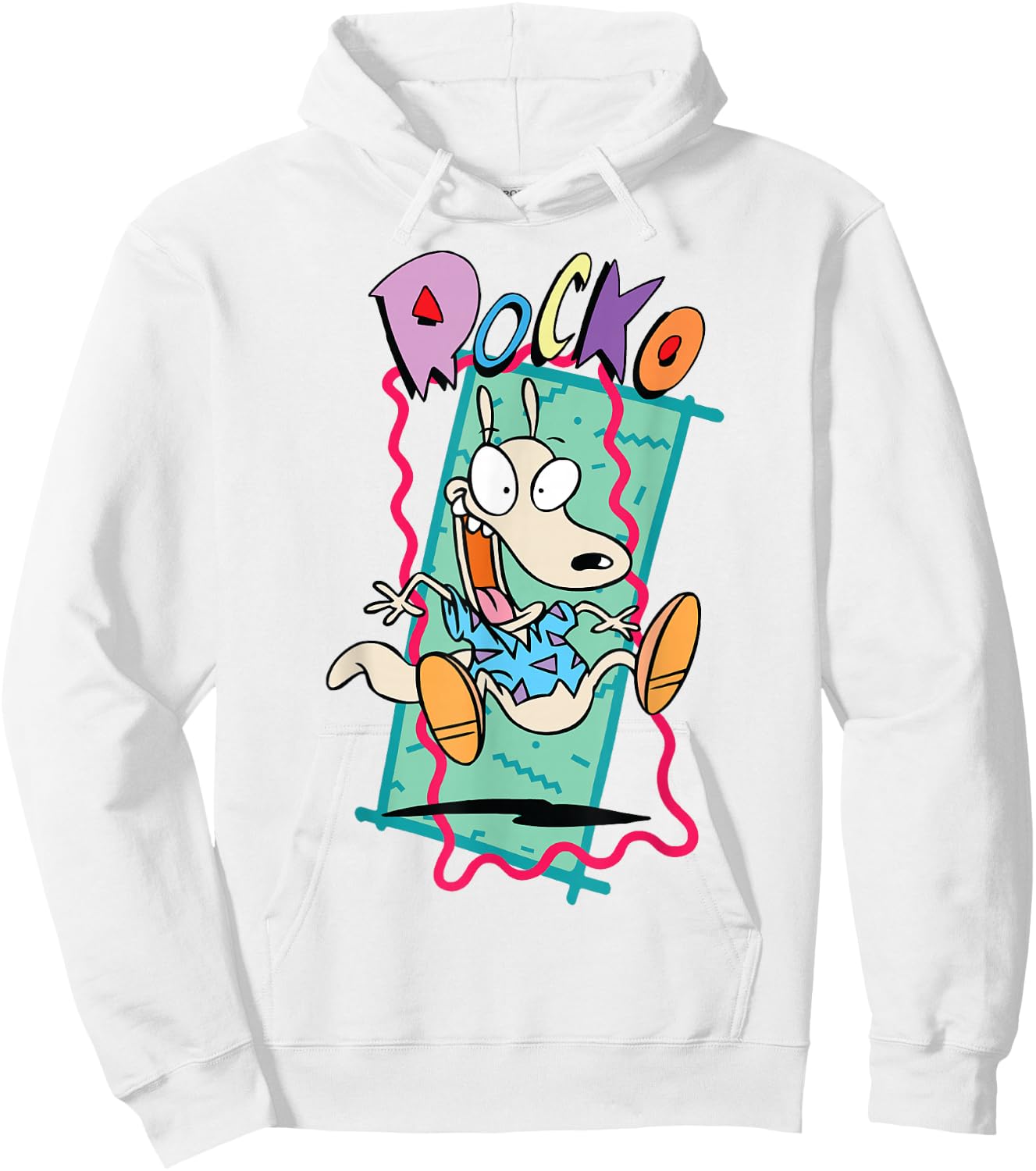 Nickelodeon Rocko's Modern Life 90's Retro Hoodie - Hoodie | White