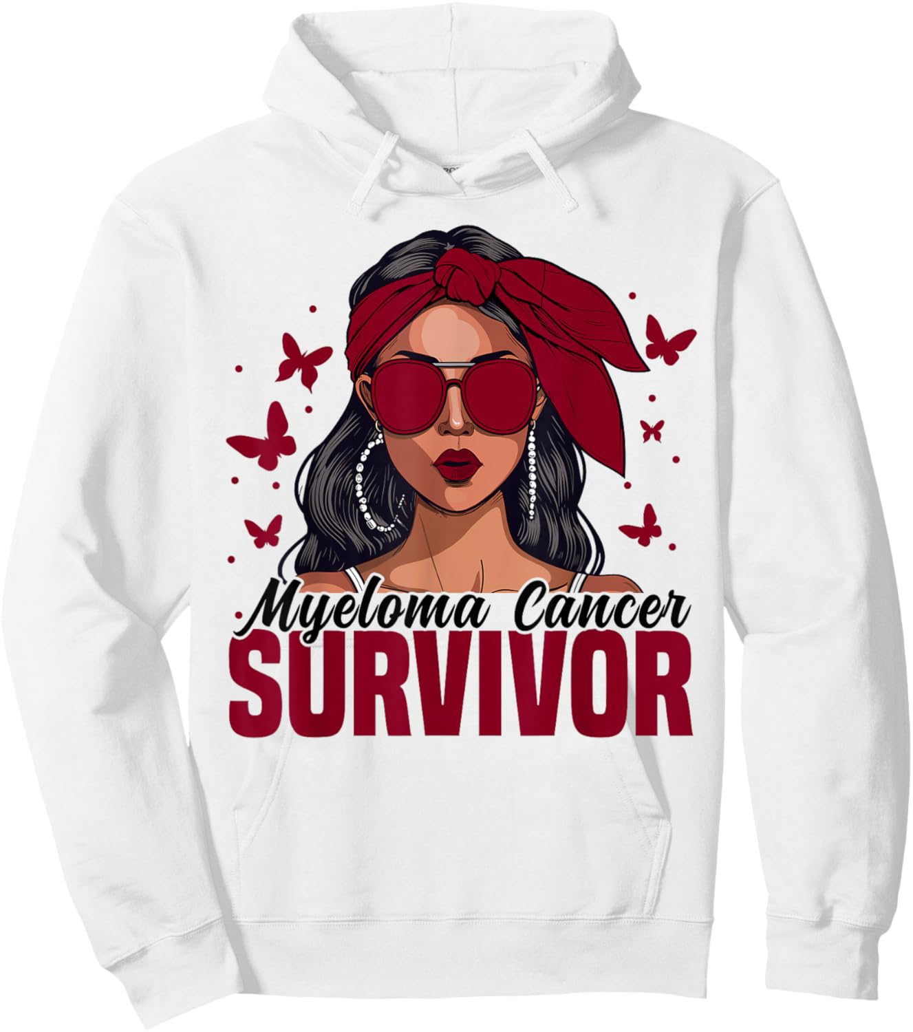 Myeloma Cancer Survivor Month Myeloma Cancer Awareness Hoodie - Hoodie | White