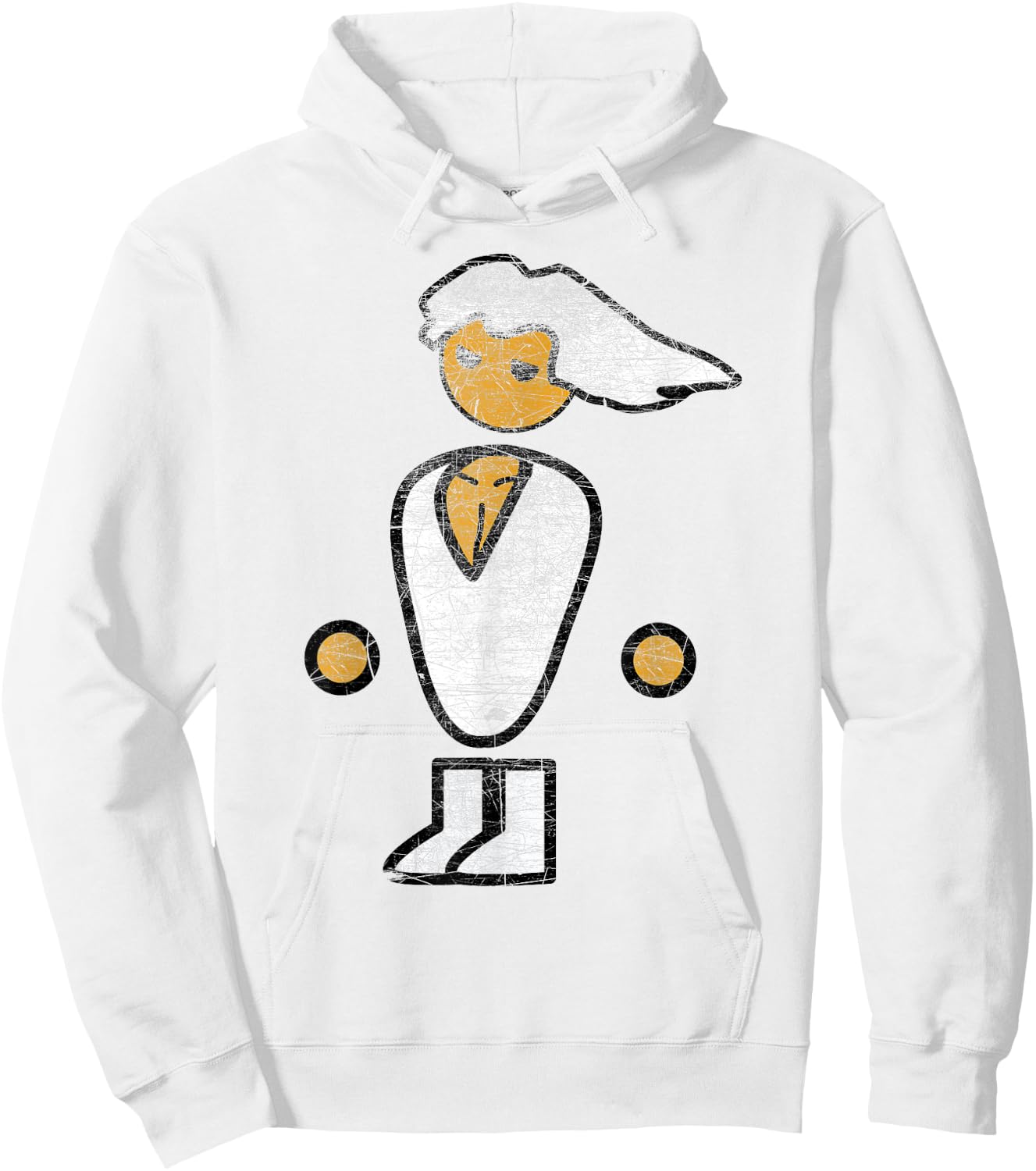 PC Master Race Distressed Vintage Style Shirt Hoodie - Hoodie | White