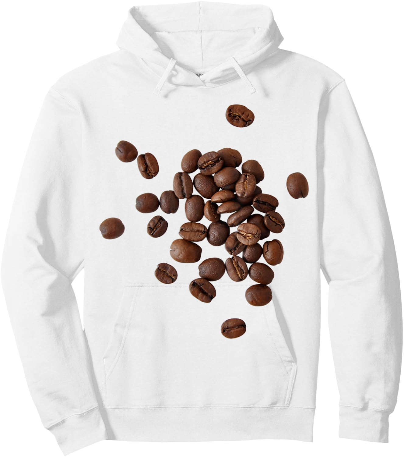 Coffee Beans Whole Bean Coffee Cafe Spilled Halloween Hoodie - Hoodie | White