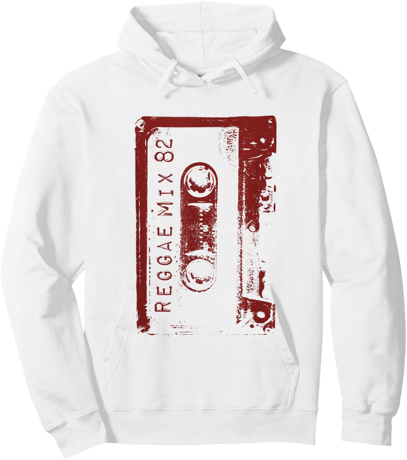 Reggae Retro 70s 80s Mixtape Jamaican Vintage Concert Hoodie - Hoodie | White