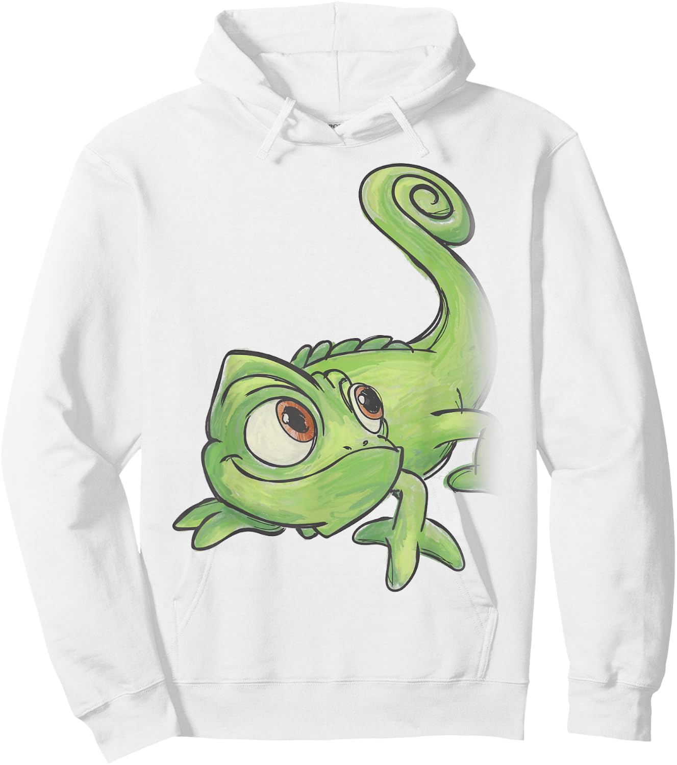 Disney Tangled Pascal Sketch Hoodie - Hoodie | White