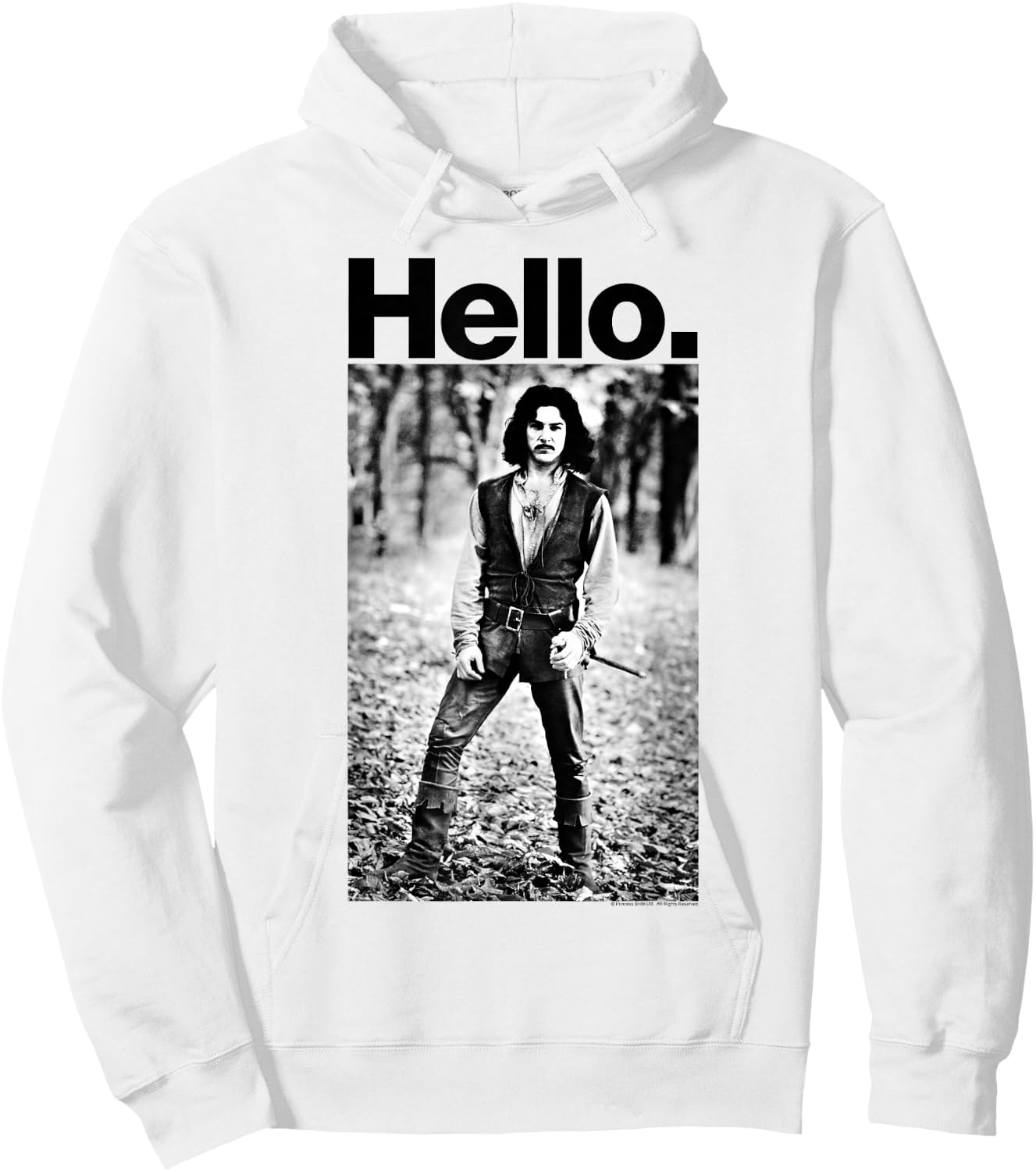 The Princess Bride Inigo Hello Hoodie - Hoodie | White
