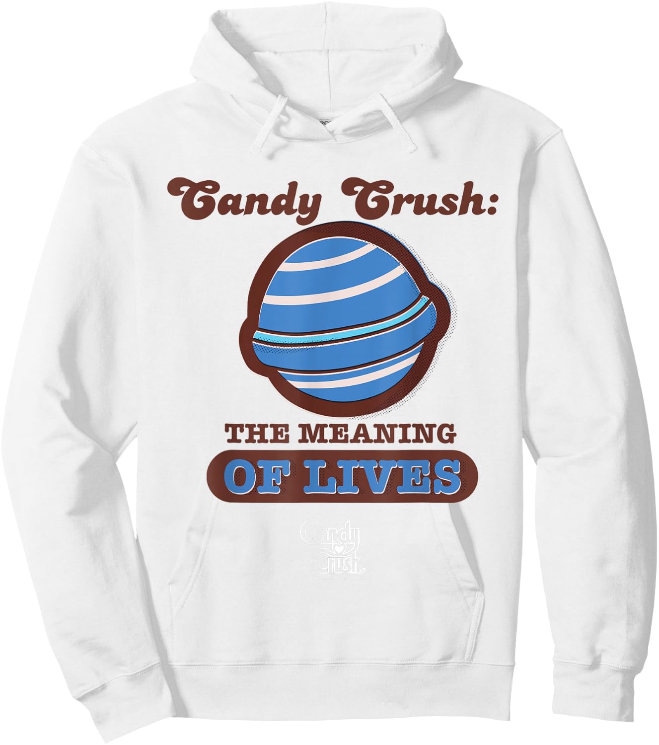 Candy Crush 'The Meaning of Lives' Hoodie - Hoodie | White