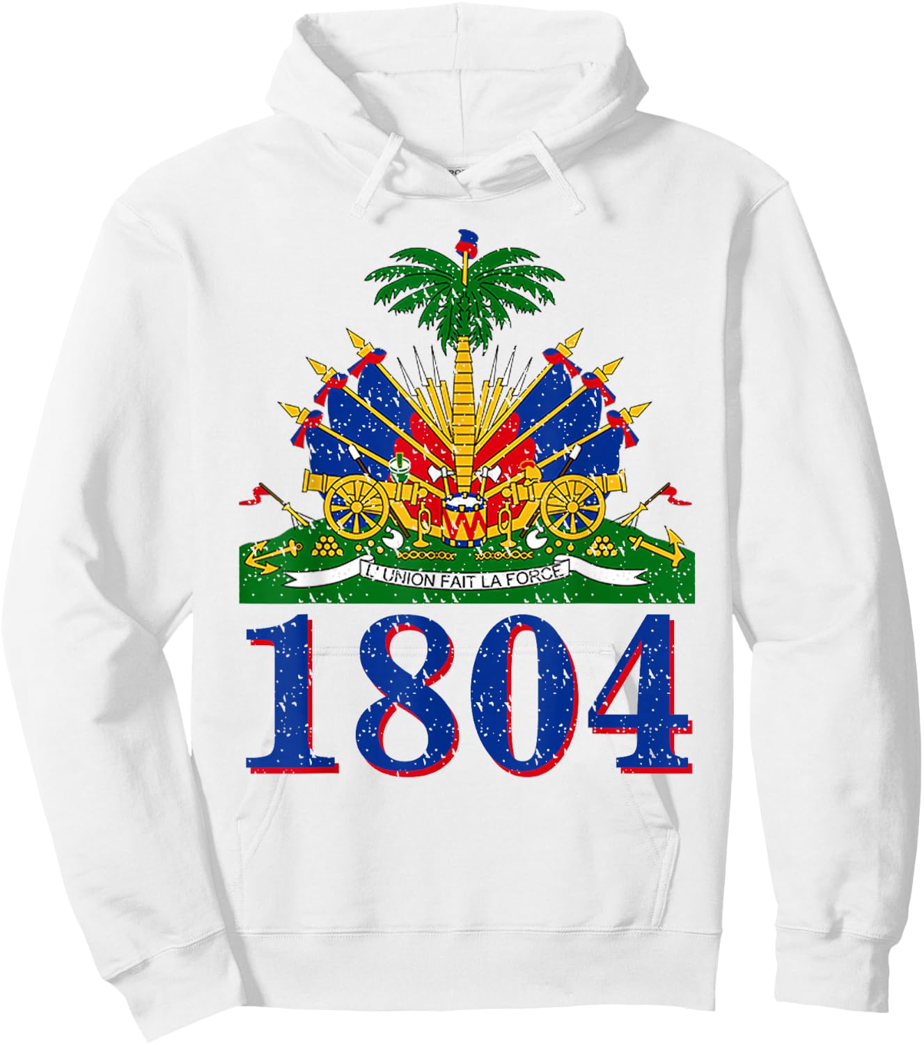 1804 Shirt | Cute Haiti Year Of Independence Gift Hoodie - Hoodie | White