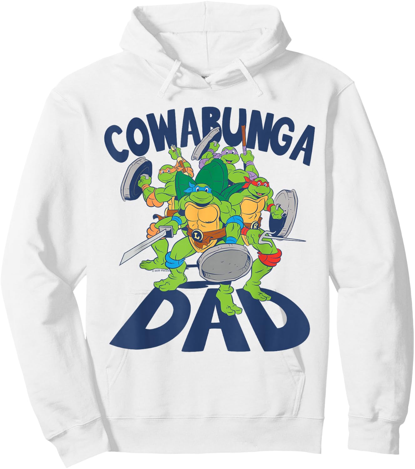 Teenage Mutant Ninja Turtles Father's Day Cowabunga Dad Hoodie - Hoodie | White