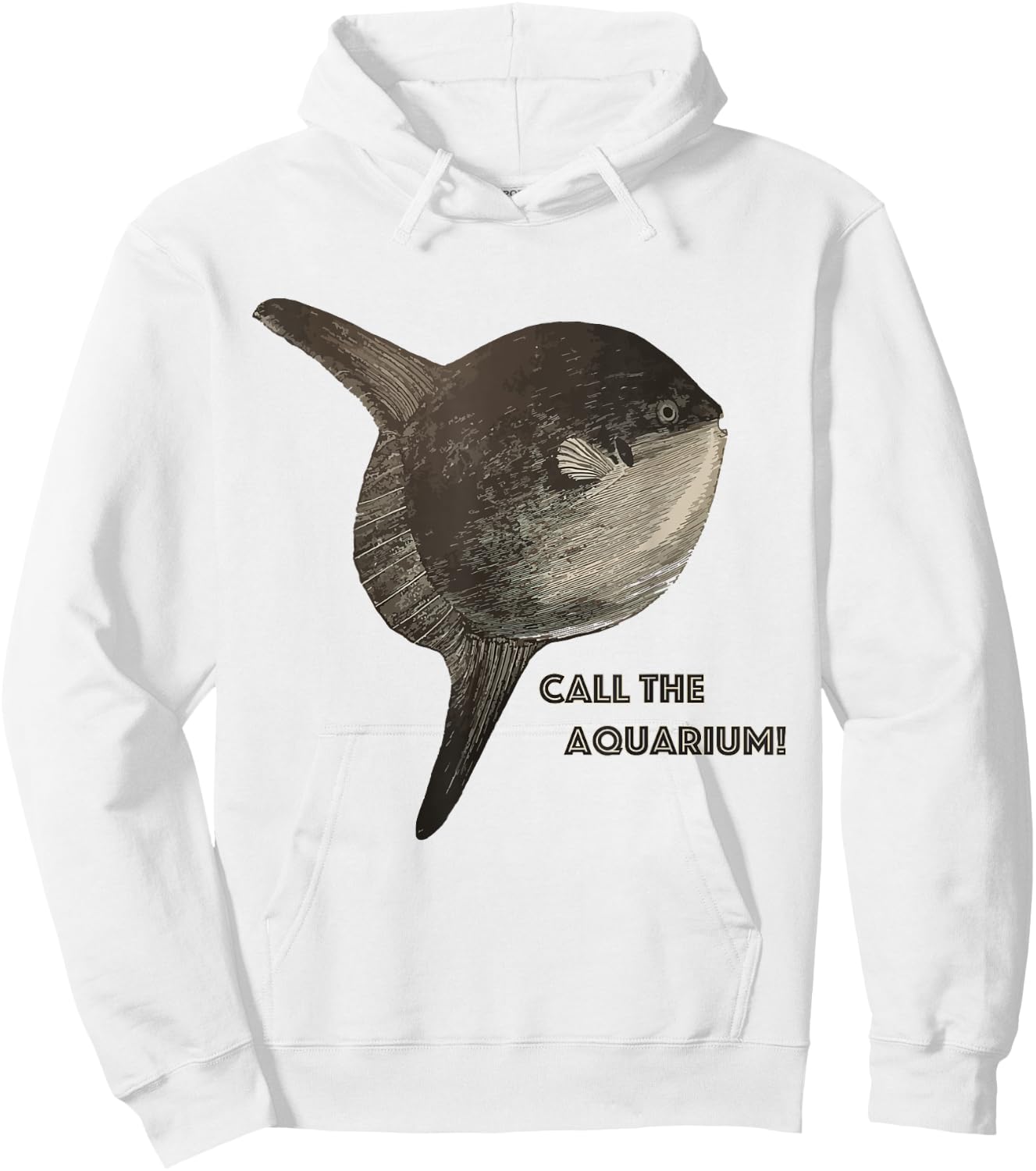 Call The Aquarium, It's A Baby Whale! Funny Boston Hoodie - Hoodie | White