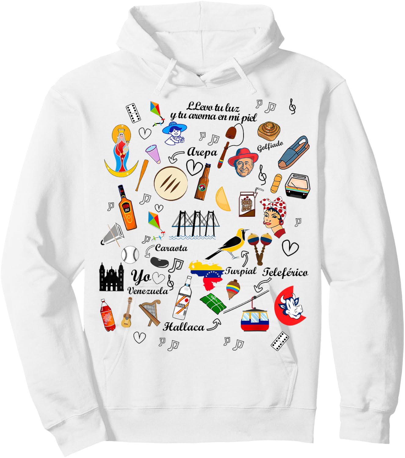I Am a Proud Venezuelan Hoodie - Hoodie | White