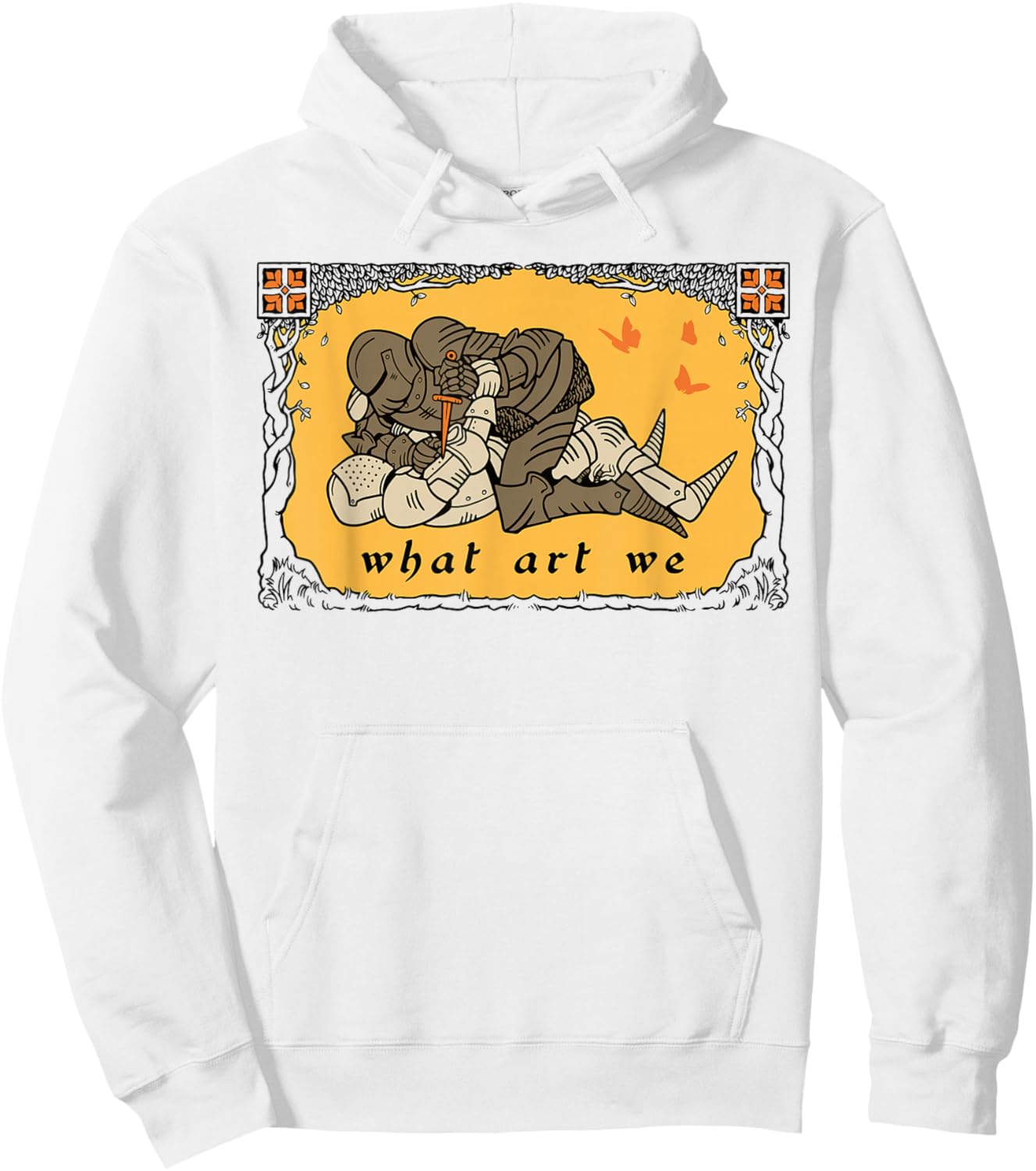 What Art We Knights LGBT Gay Lesbian Bisexual Trans Pride Hoodie - Hoodie | White