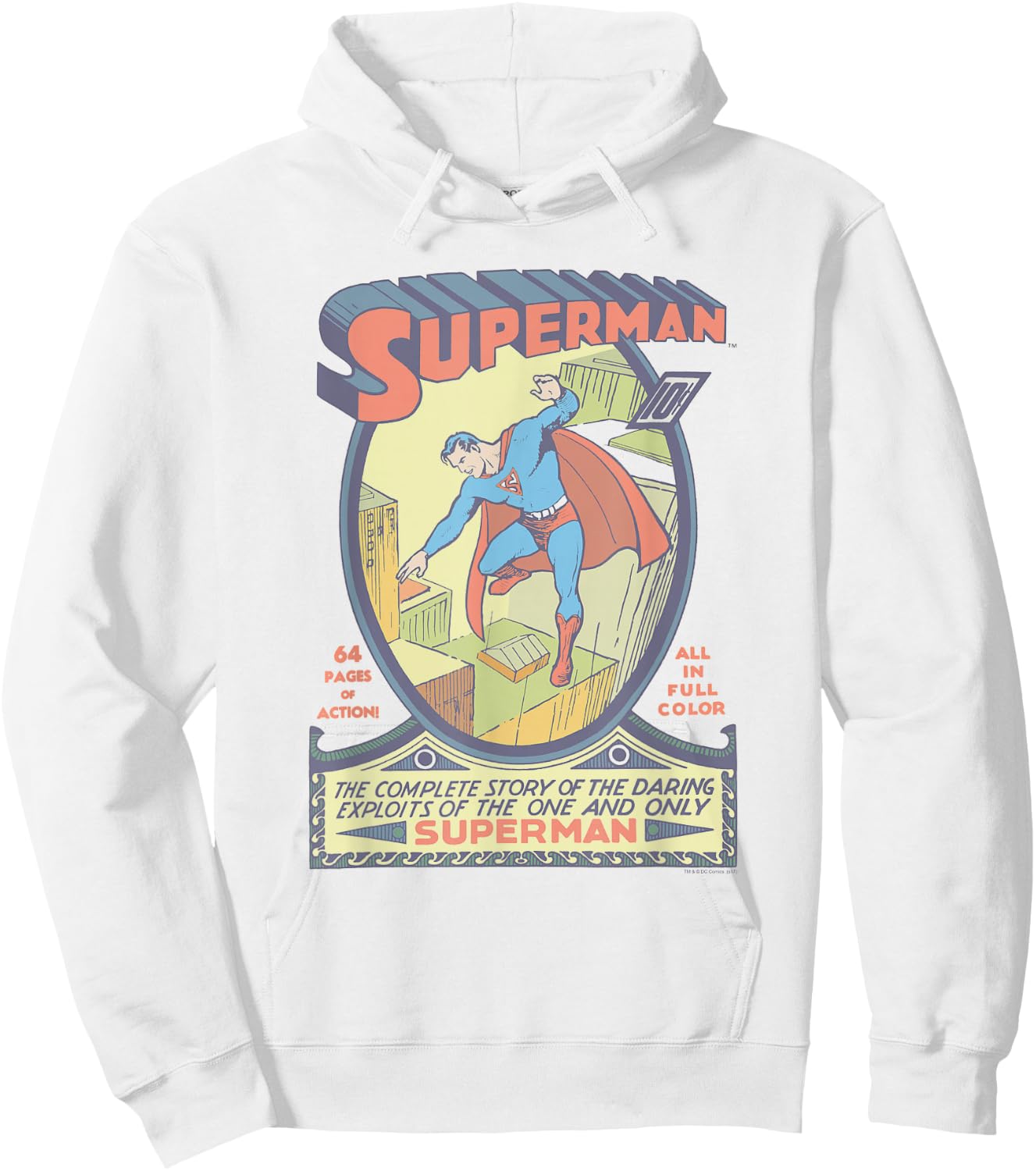 Superman #1 Hoodie - Hoodie | White