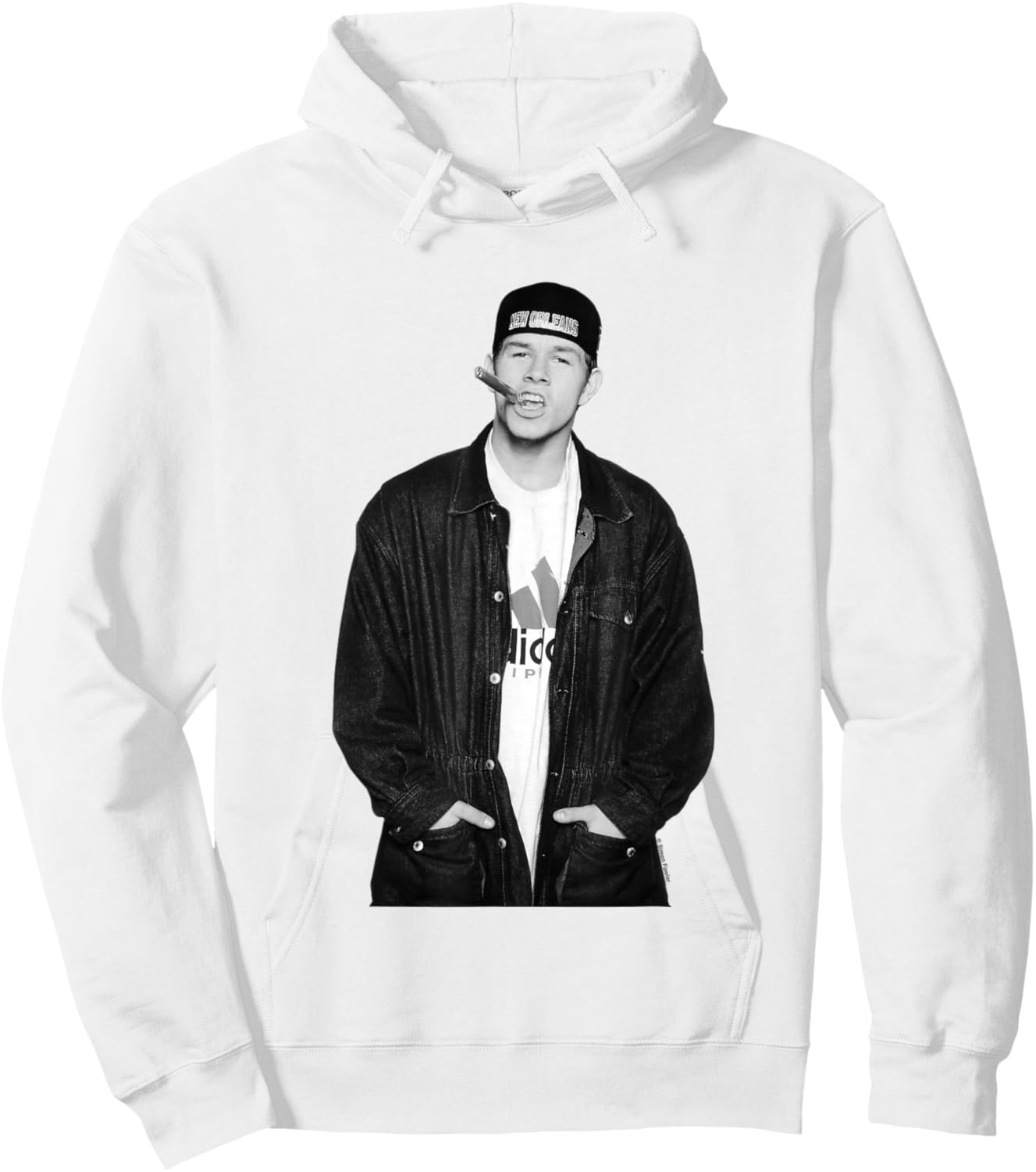 Marky Mark Wahlberg Of The Funky Bunch By Simon Fowler Hoodie - Hoodie | White
