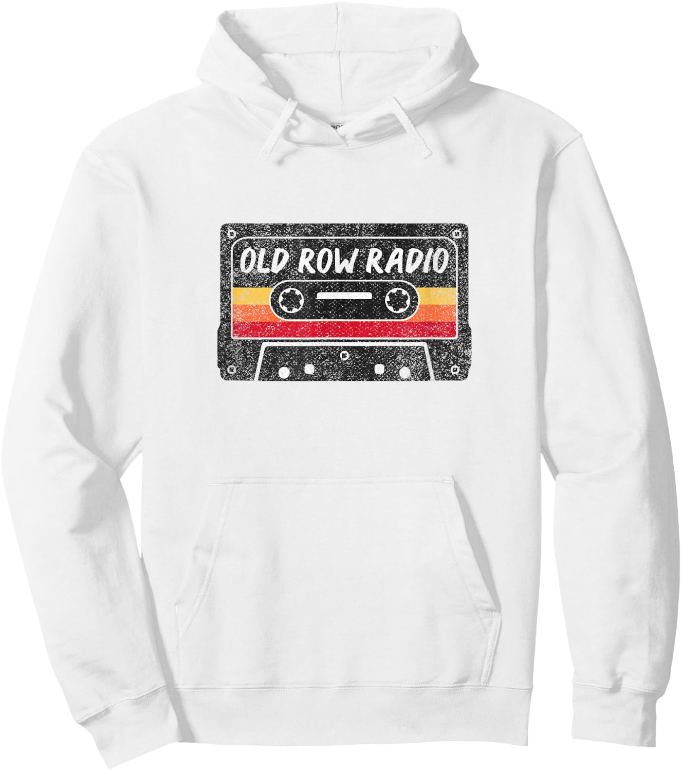 Old Row Radio Cassette Hoodie - Hoodie | White