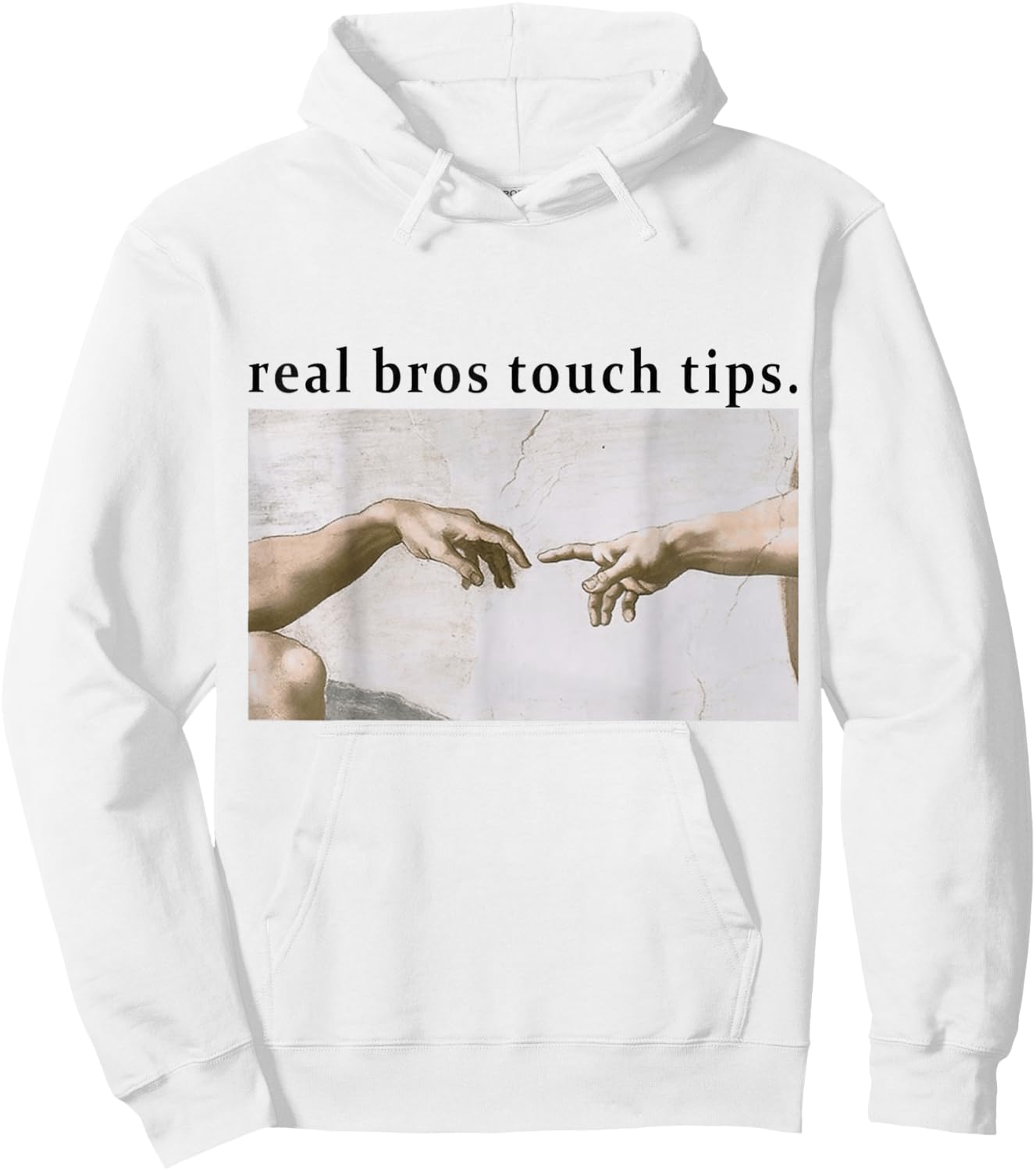 Real Bros Touch Tips Hoodie - Hoodie | White