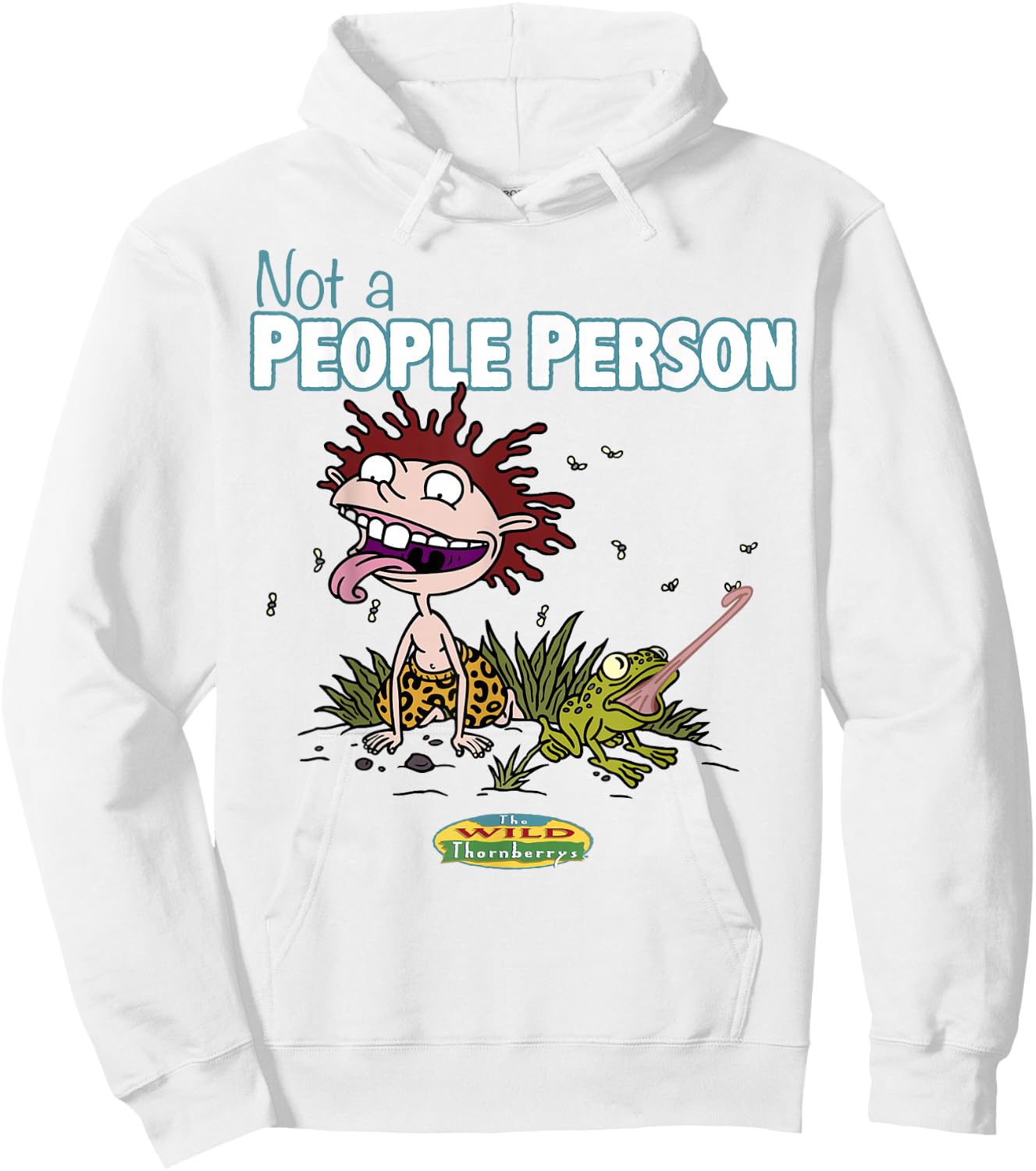The Wild Thornberrys Donnie Not A People Person Portrait Hoodie - Hoodie | White