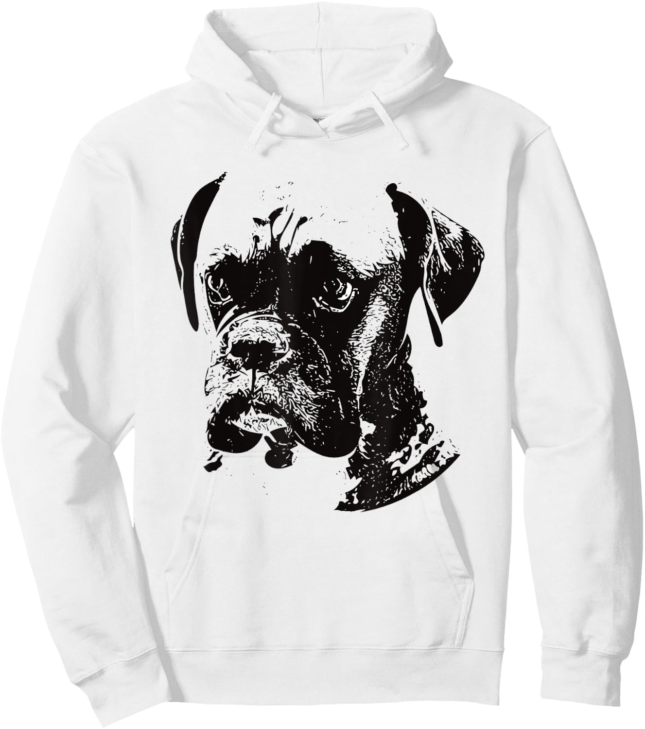 Boxer Dog Men Women Girls Kids Hoodie - Hoodie | White