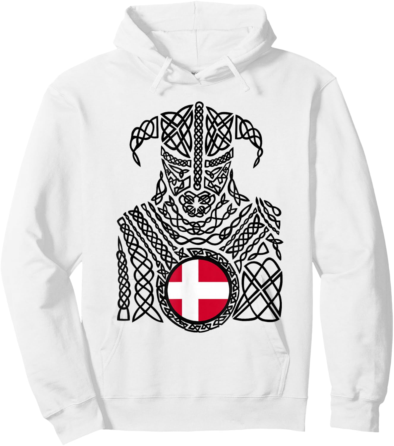 Denmark Danish Viking Gift Hoodie - Hoodie | White