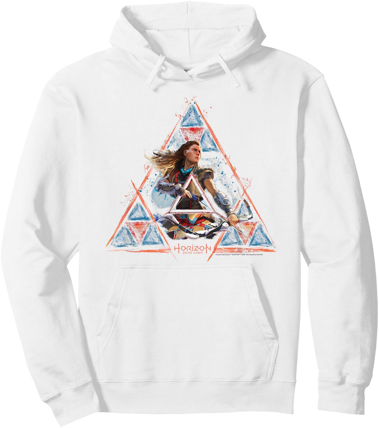 Horizon Zero Dawn Aloy Triangle Hoodie - Hoodie | White
