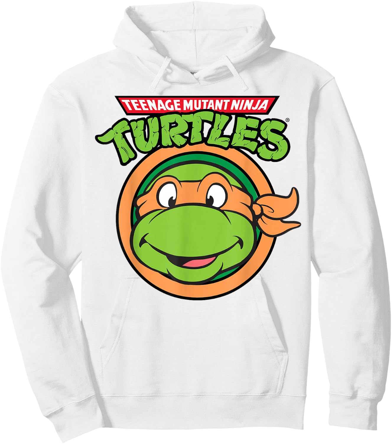 Teenage Mutant Ninja Turtles Smiling Michelangelo Hoodie - Hoodie | White