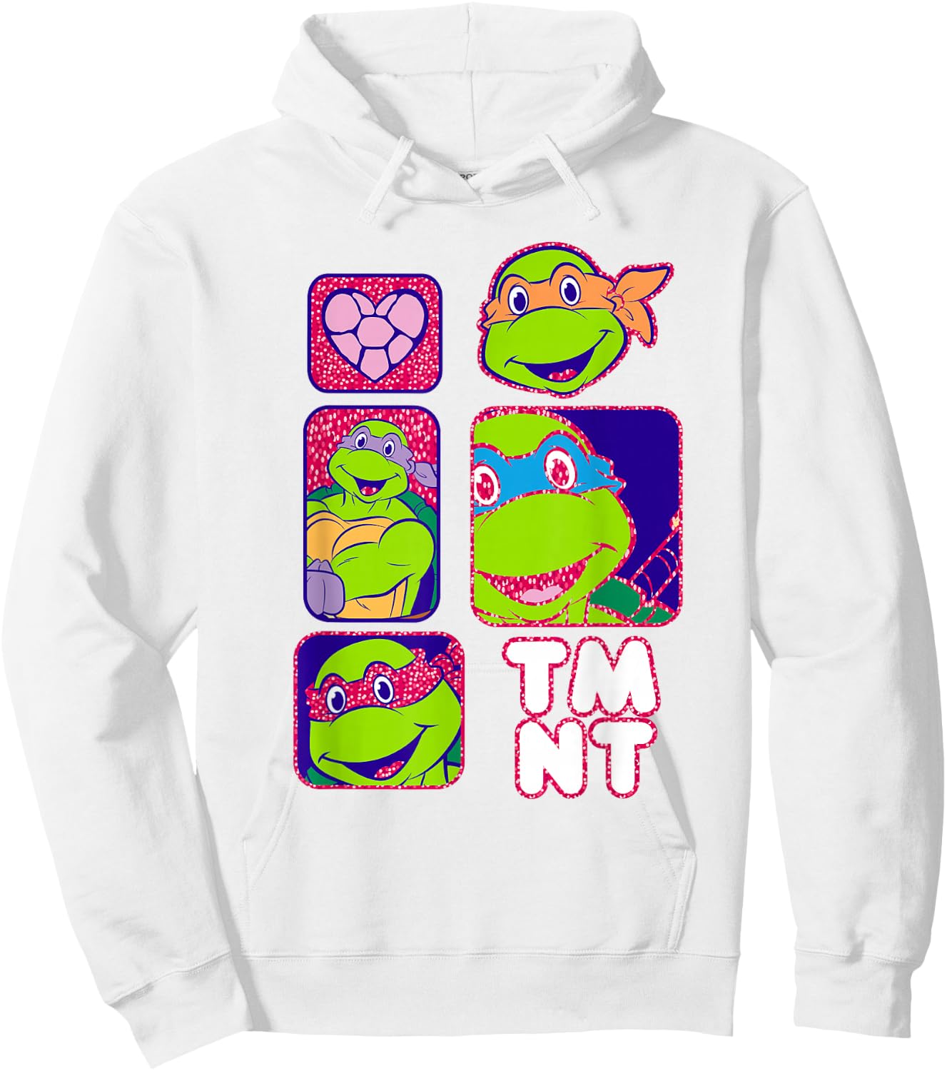 Teenage Mutant Ninja Turtles TMNT Box Portraits Hoodie - Hoodie | White