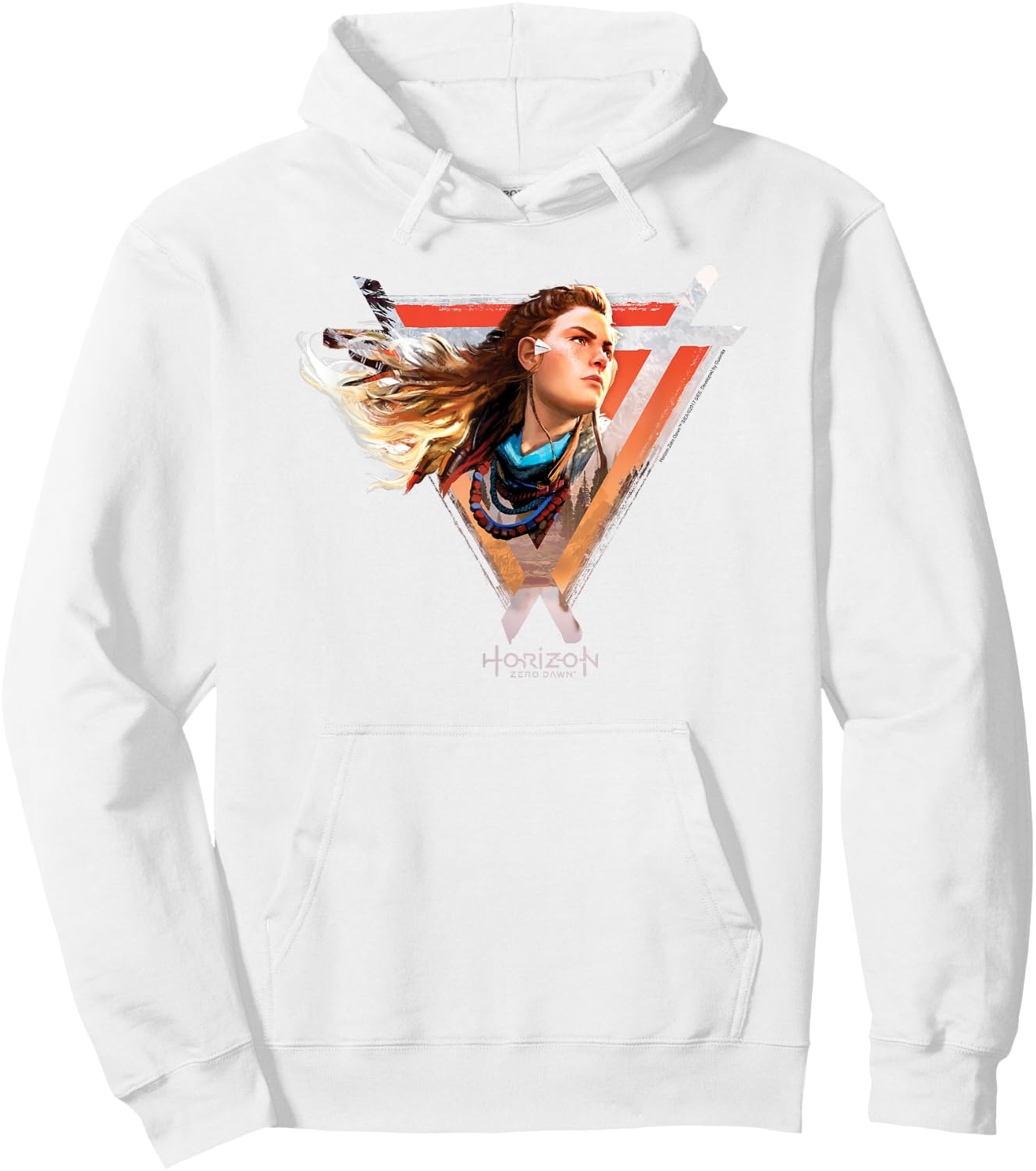 Horizon Zero Dawn Aloy Hair Hoodie - Hoodie | White