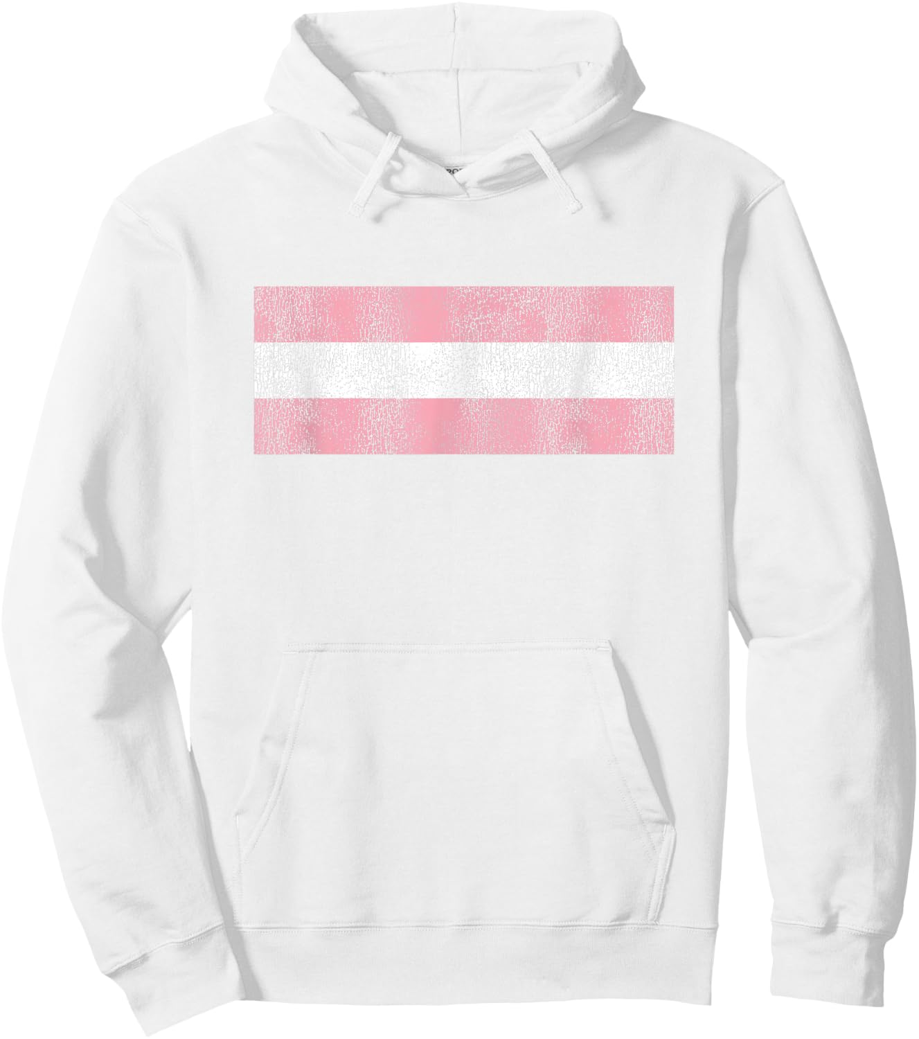Retro Transgender Pride Flag for Trans Men Women and Kids Hoodie - Hoodie | White