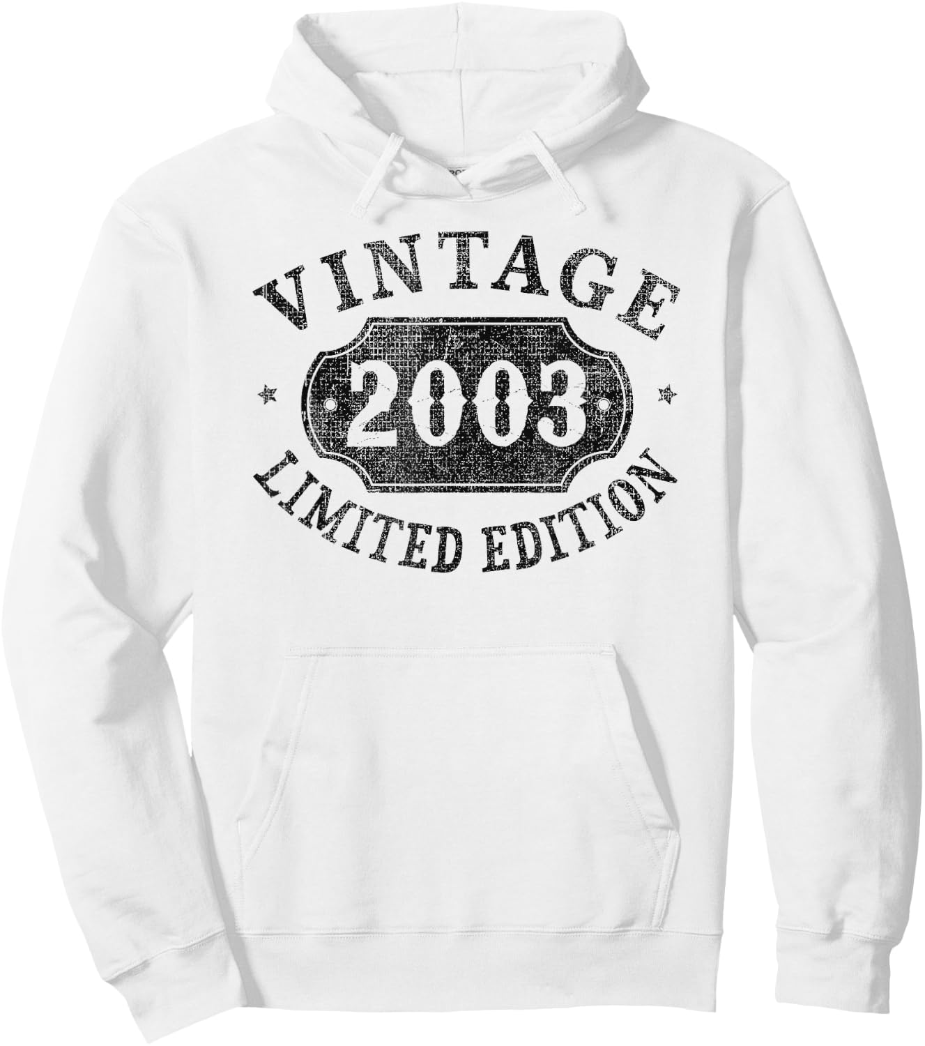 22 year old 22nd Birthday Male Female Him Her Limited 2003 Hoodie - Hoodie | White