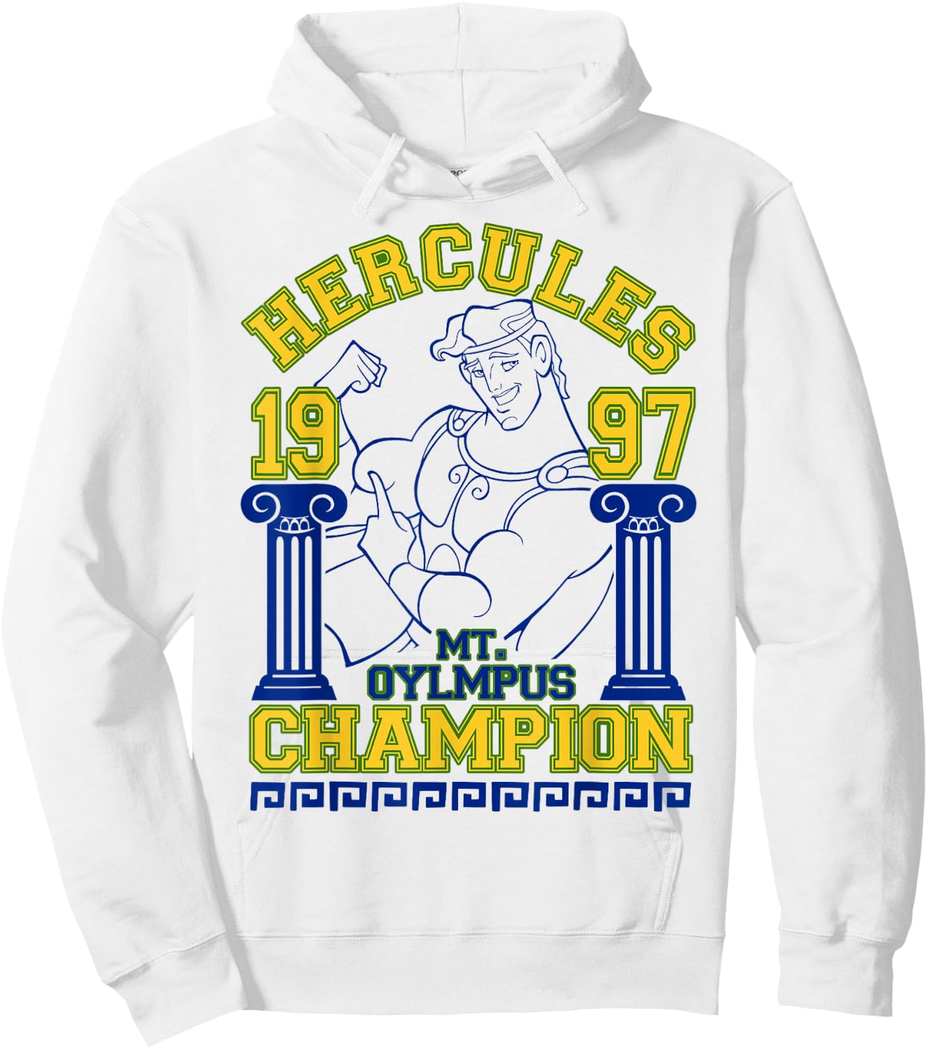 Disney Hercules 1997 Champion Graphic Hoodie - Hoodie | White