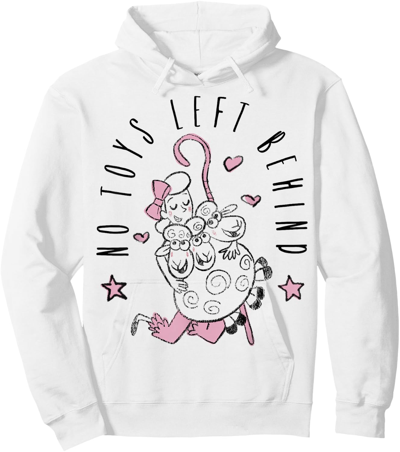Disney Pixar Toy Story 4 Bo-Peep No Toys Left Behind Hoodie - Hoodie | White