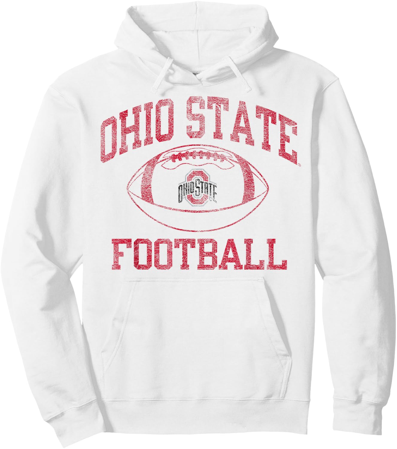 Ohio State Buckeyes Football Intensity White Hoodie - Hoodie | White