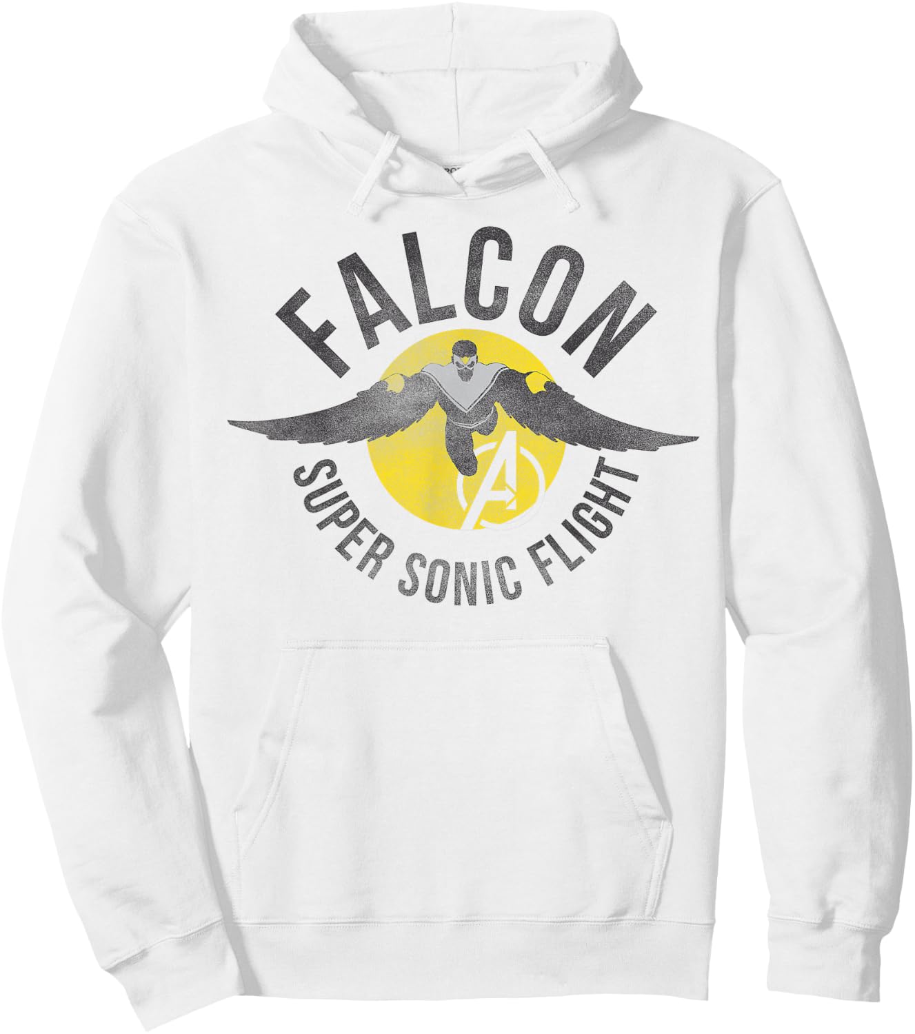 Marvel Assemble Falcon Super Sonic Flight Graphic Hoodie - Hoodie | White