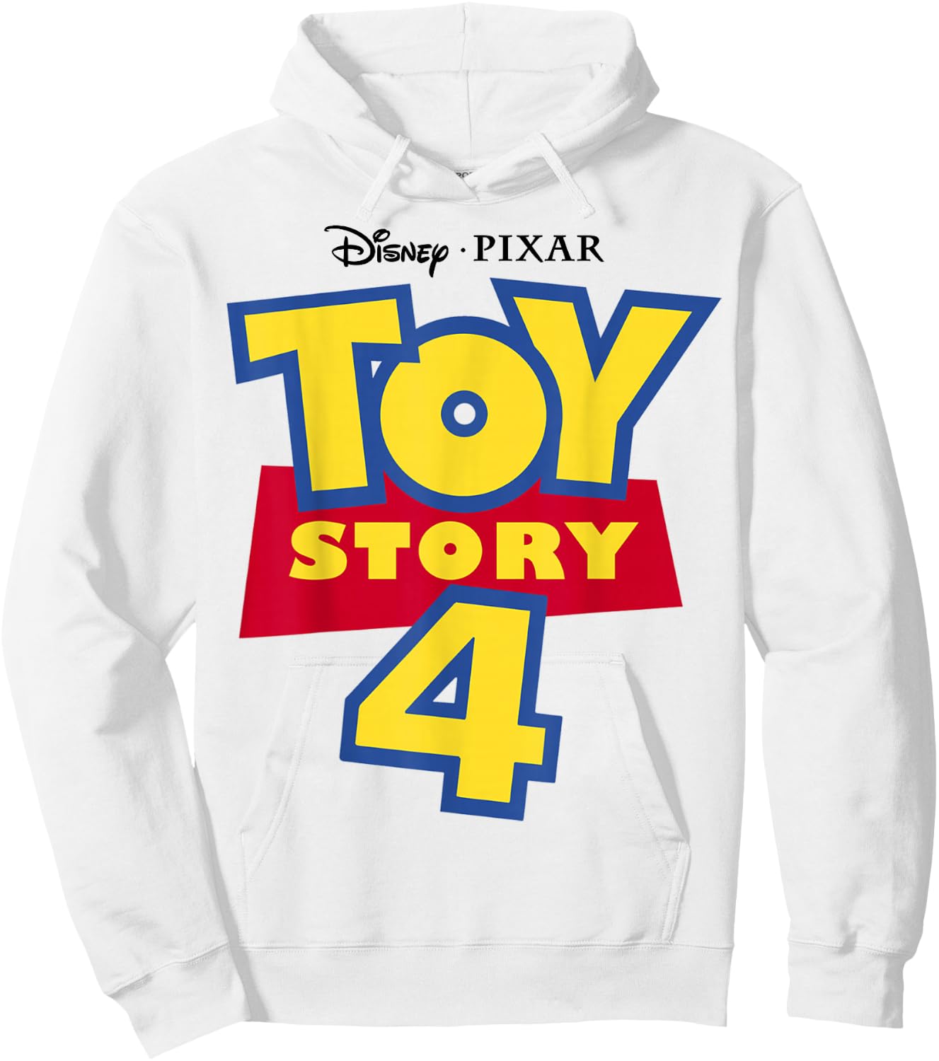 Disney Pixar Toy Story 4 Movie Logo C1 Hoodie - Hoodie | White