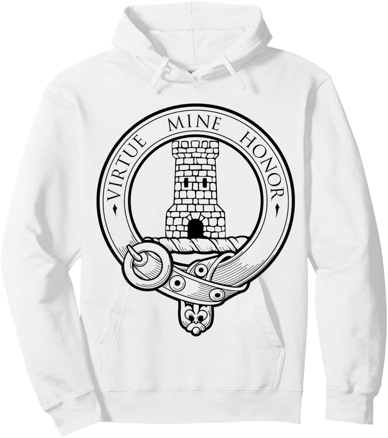 Clan Maclean Scottish Highland Scotland Surname Hoodie - Hoodie | White