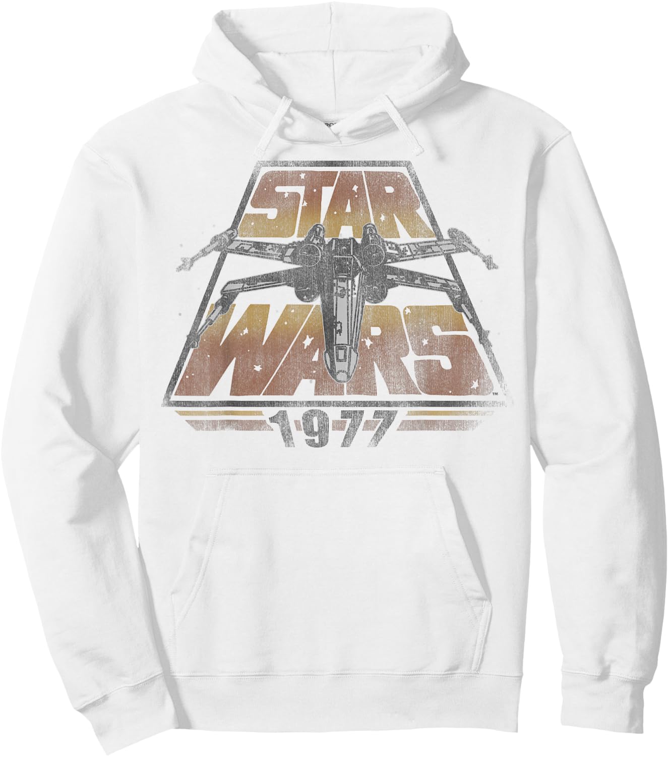 Star Wars 1977 Vintage X-Wing Logo Hoodie - Hoodie | White